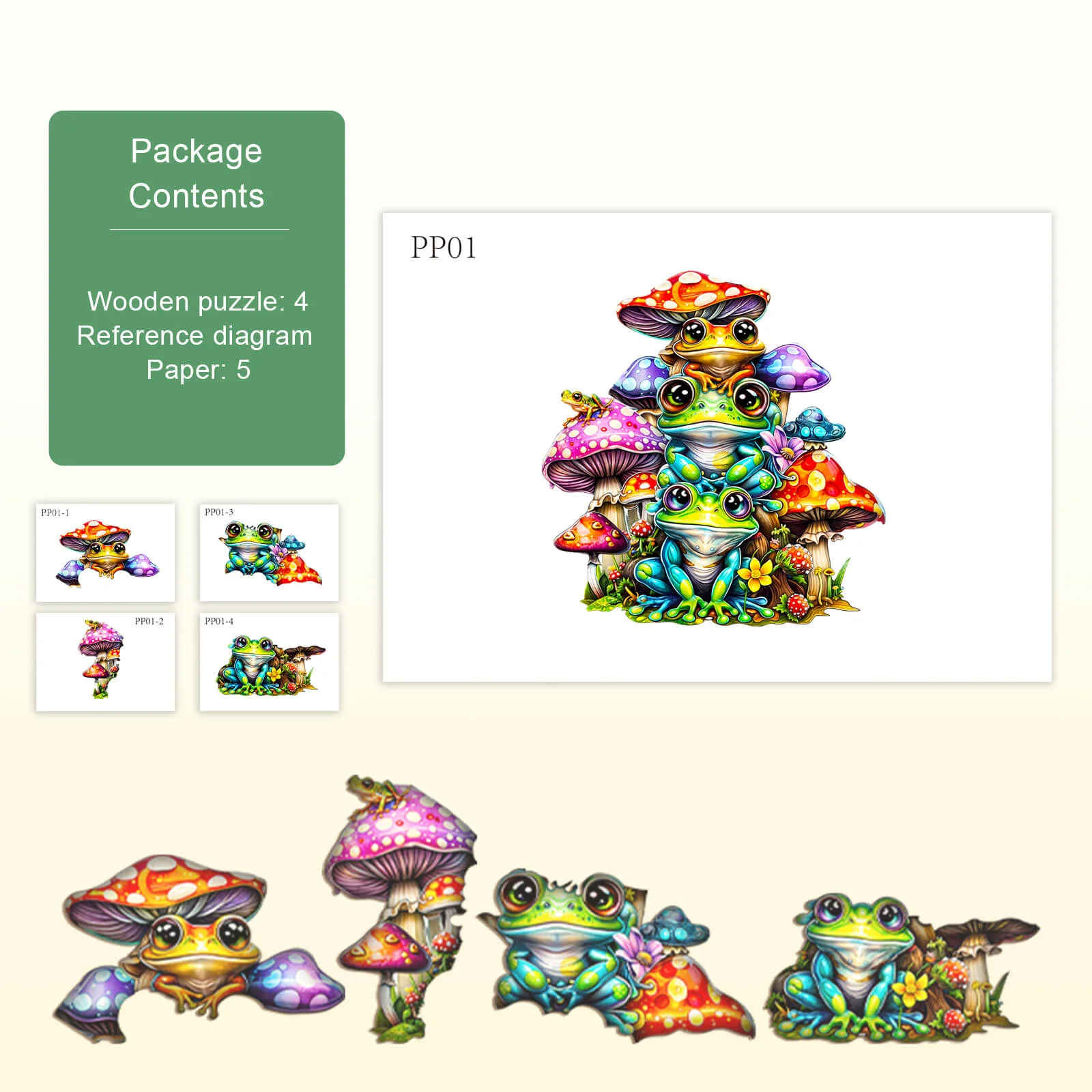 Party Puzzle-Frog Family - Image 7