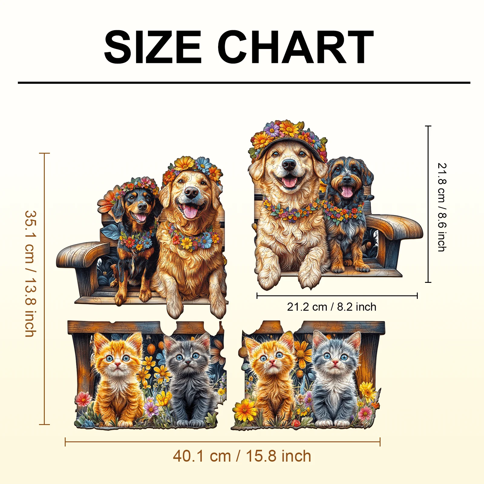 Party Puzzle-Pets on the Bench - Image 6