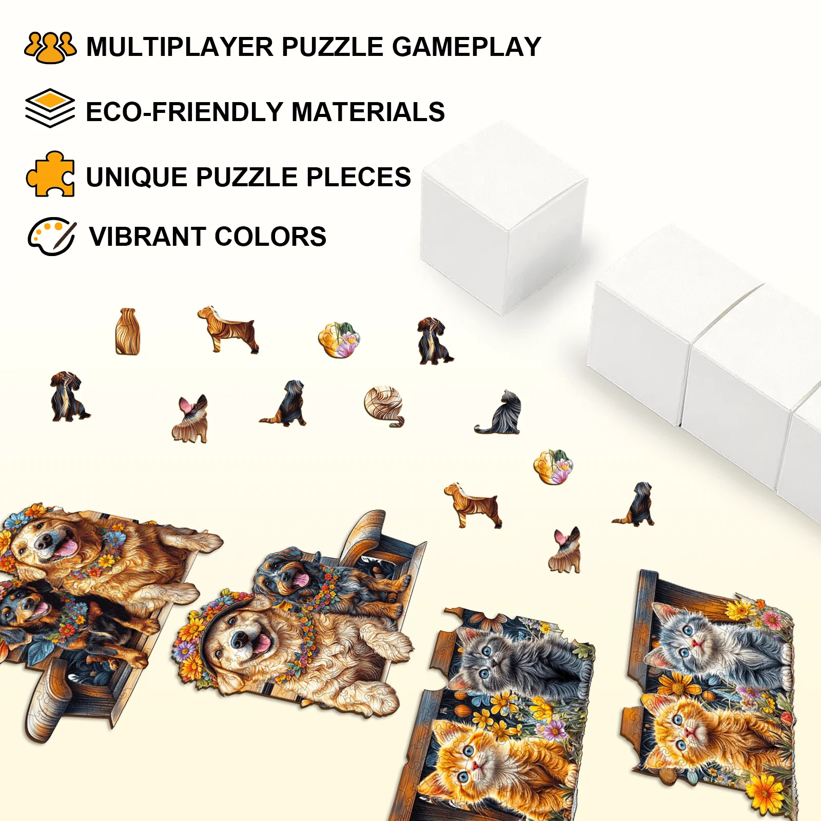 Party Puzzle-Pets on the Bench - Image 7