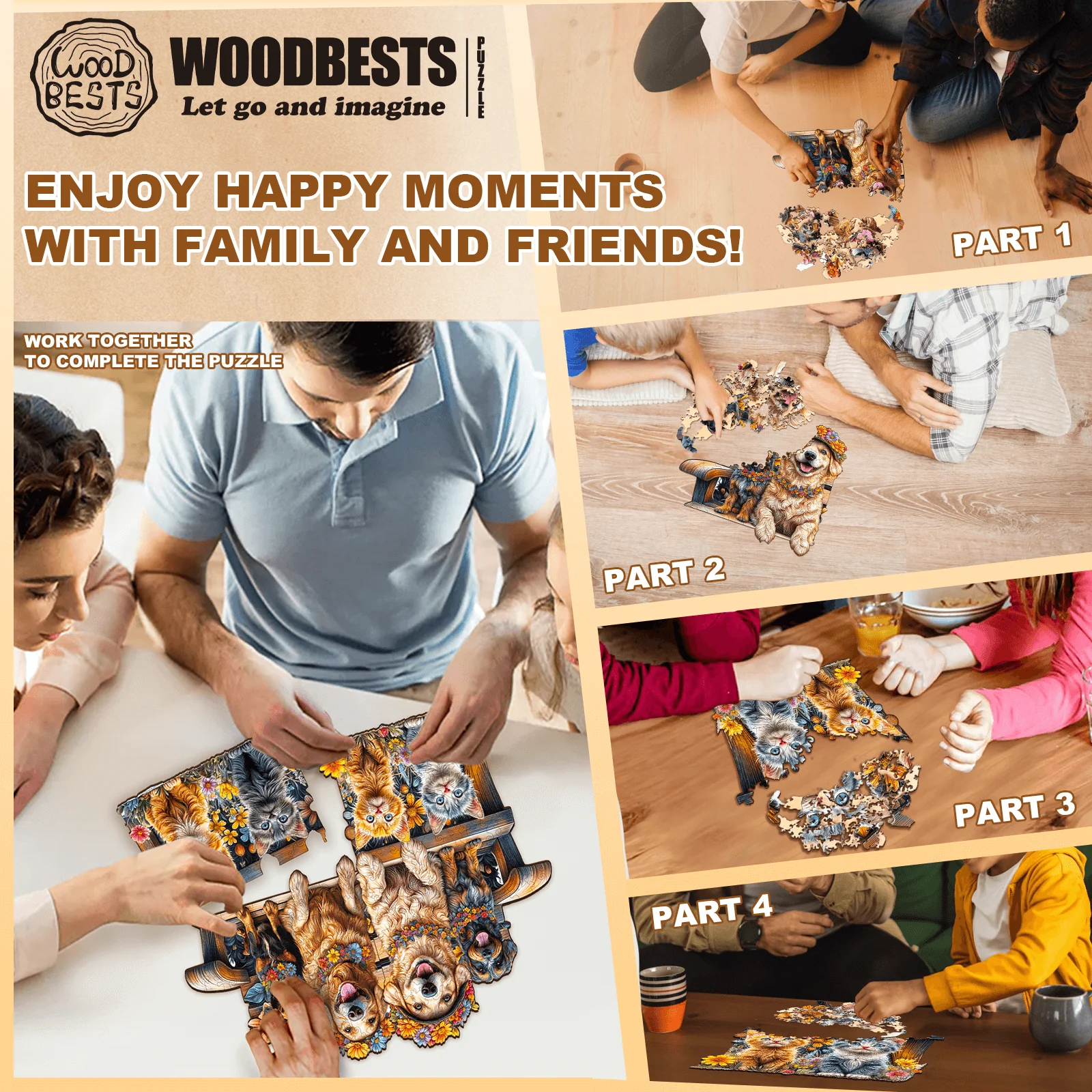 Party Puzzle-Pets on the Bench - Image 8