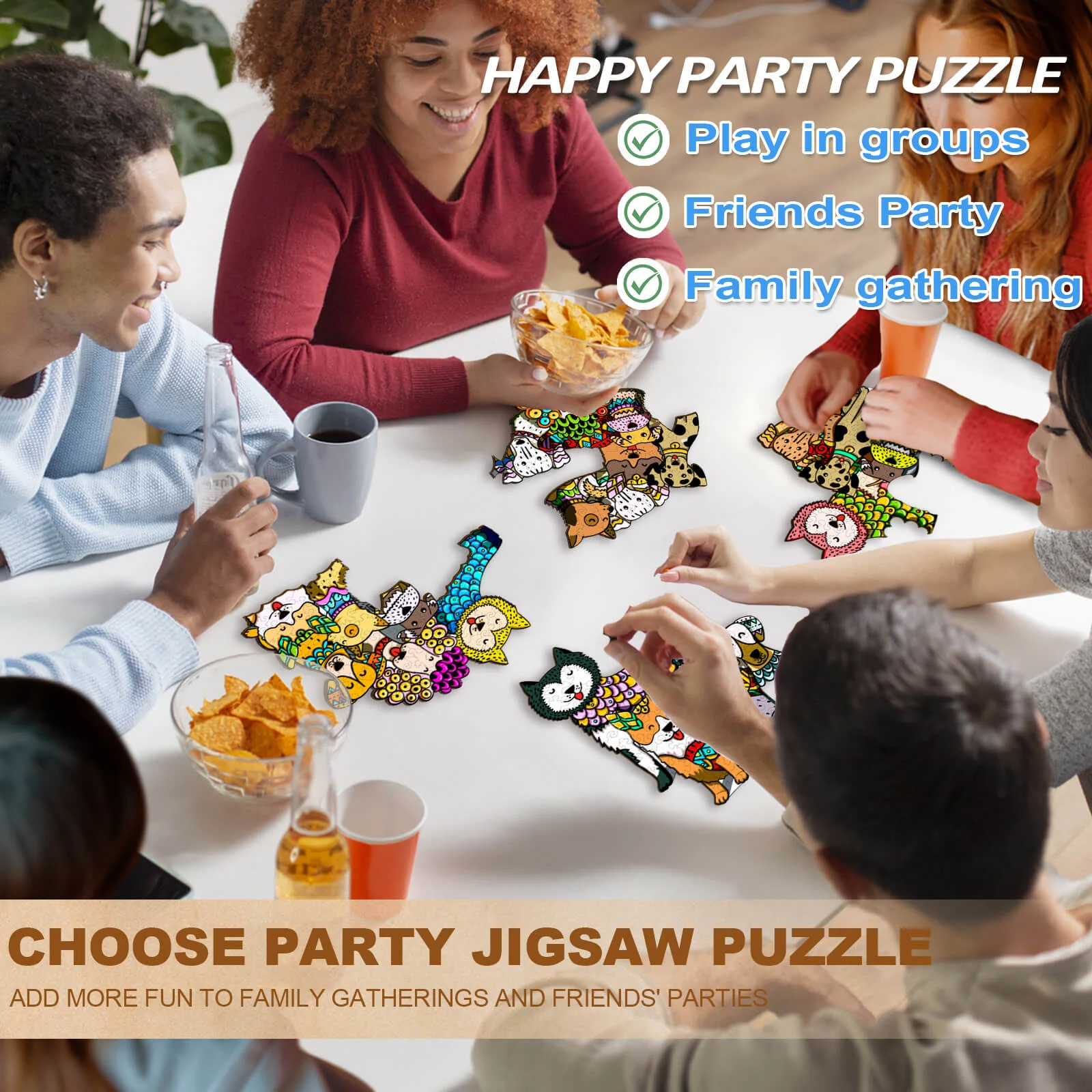 Party Puzzle-Rich Dog - Image 9