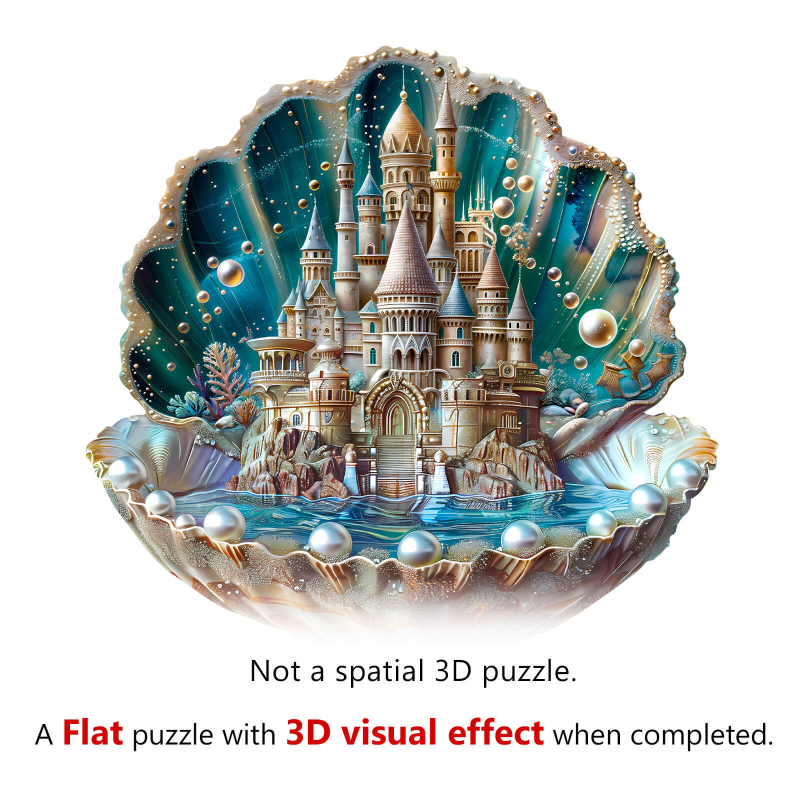 Pearlspire Citadel-2 Wooden Jigsaw Puzzle - Image 8