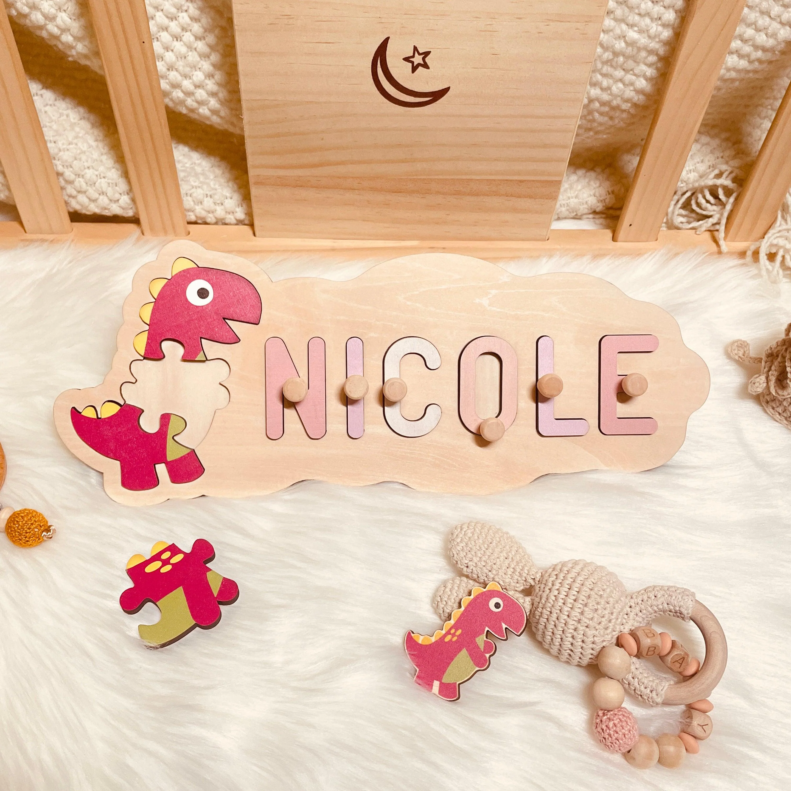 Personalized Baby Name Puzzle And Animal Puzzle - Image 10