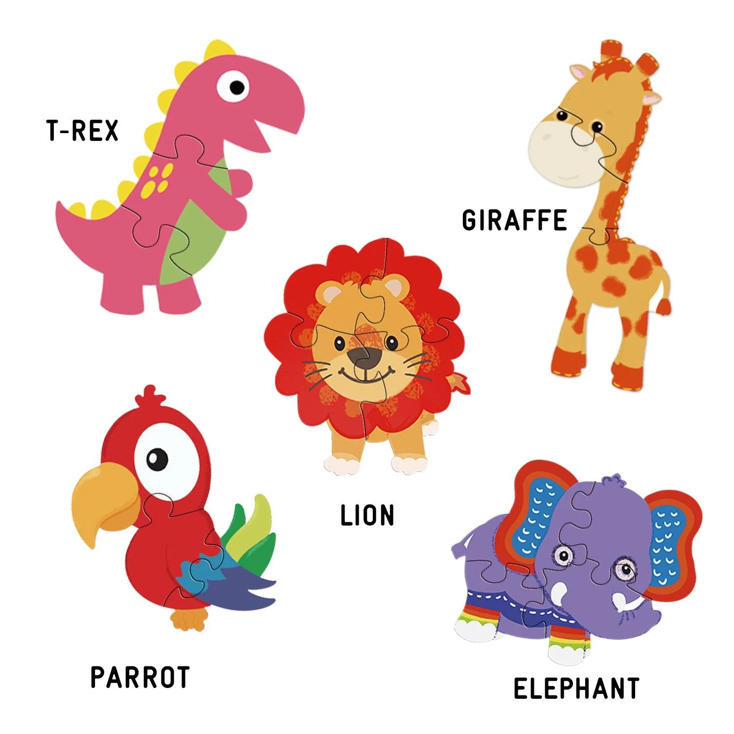 Personalized Baby Name Puzzle And Animal Puzzle - Image 11