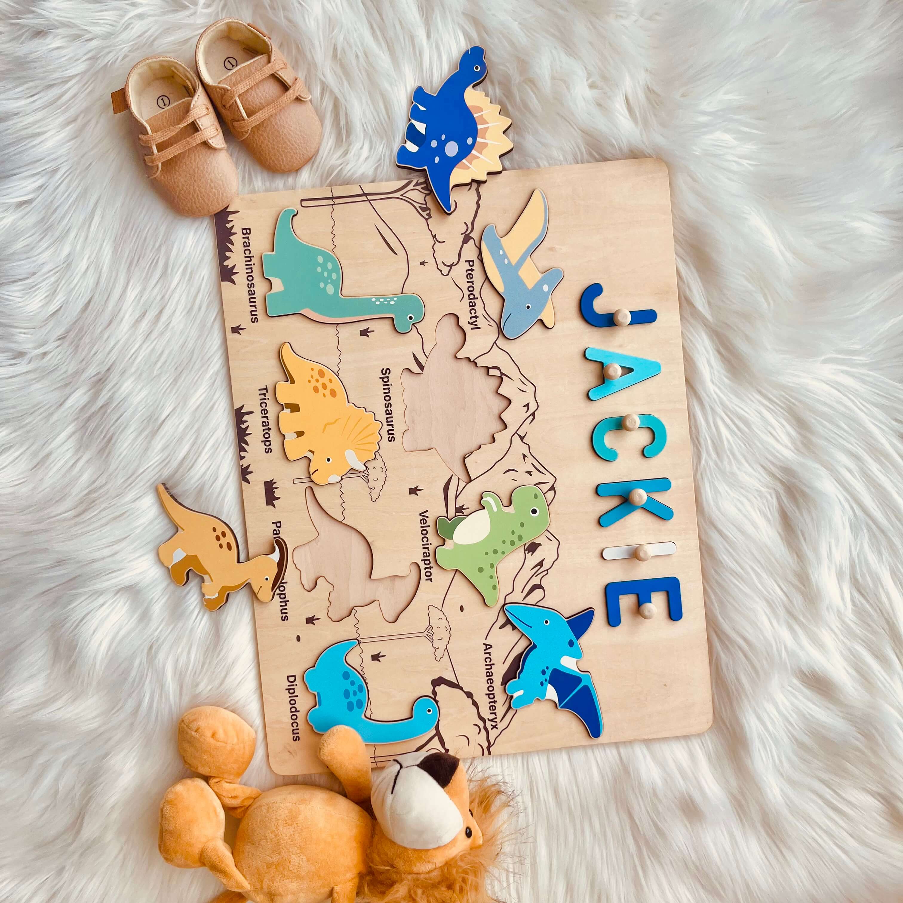 Personalized Dinosaur Name Puzzle - Image 3