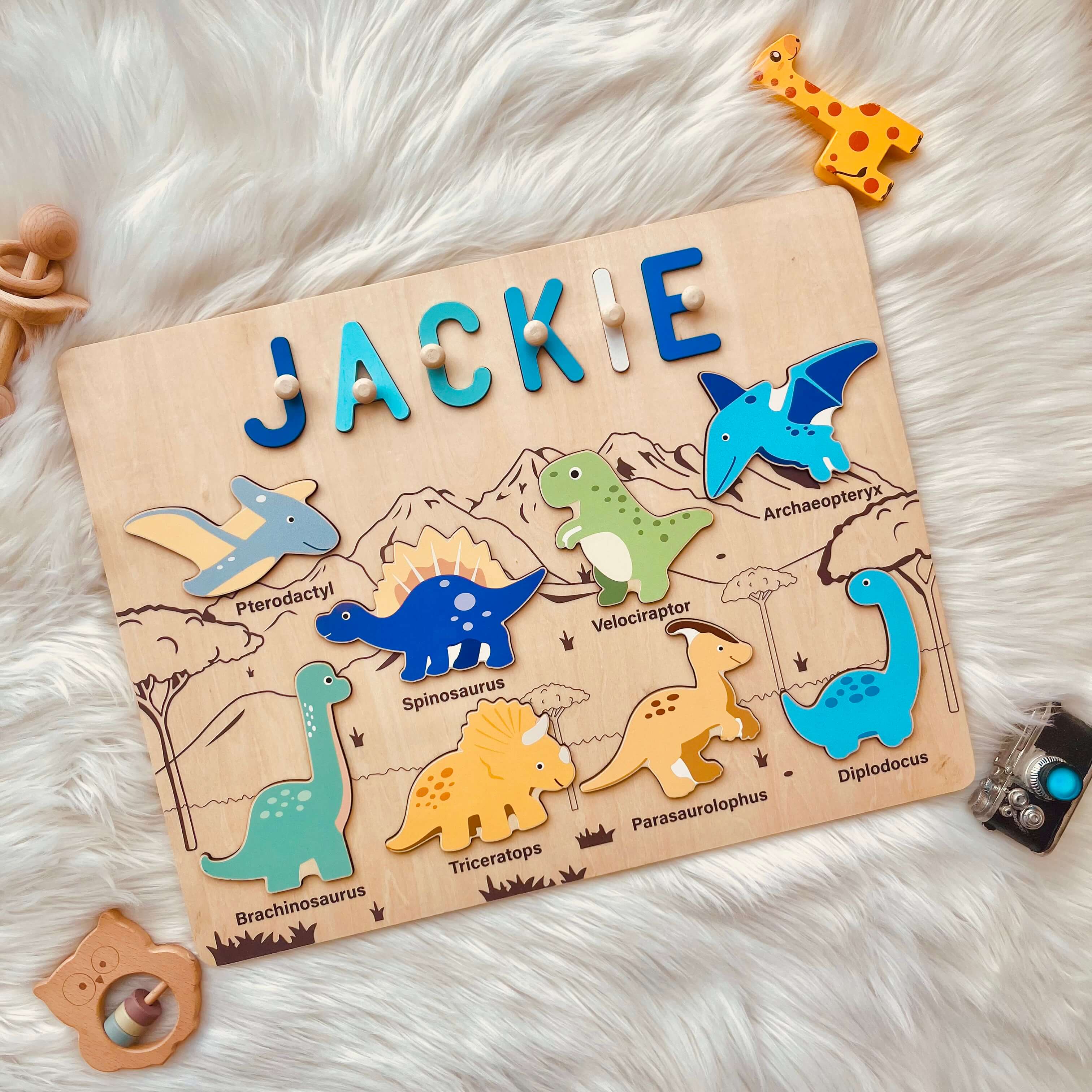 Personalized Dinosaur Name Puzzle - Image 4