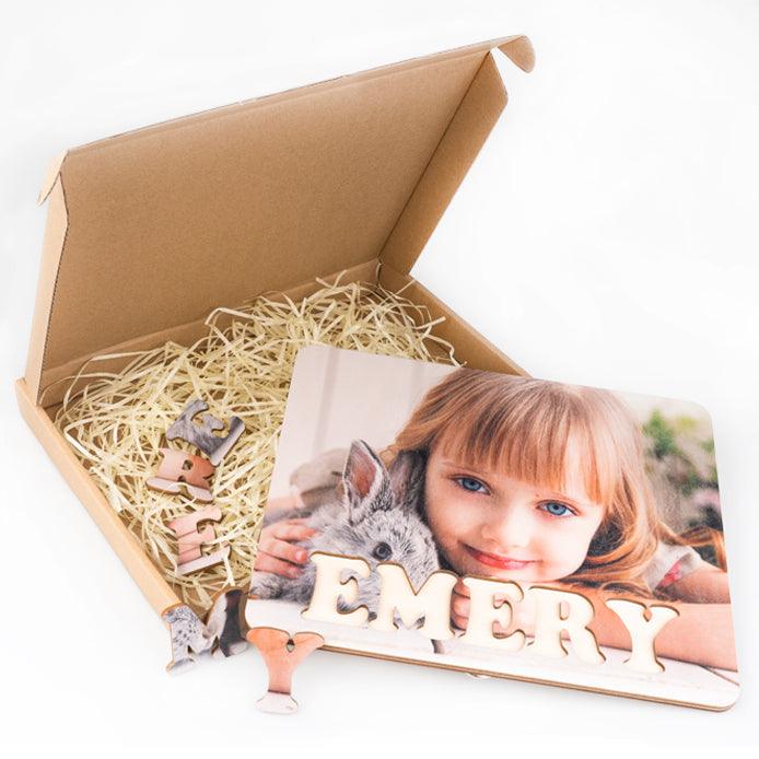 Personalized Family Photo & Name Jigsaw Puzzle - Image 5