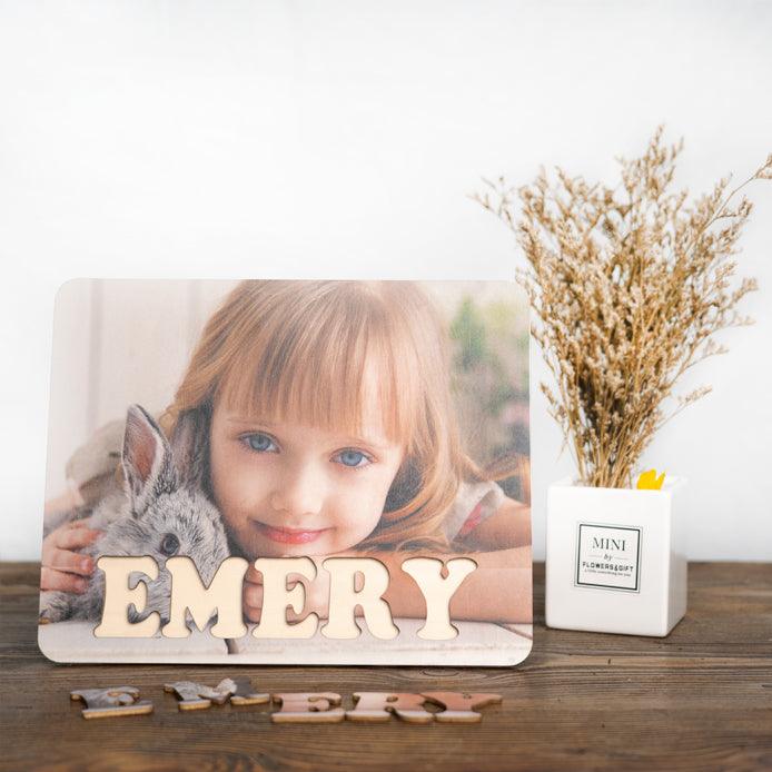 Personalized Family Photo & Name Jigsaw Puzzle - Image 7