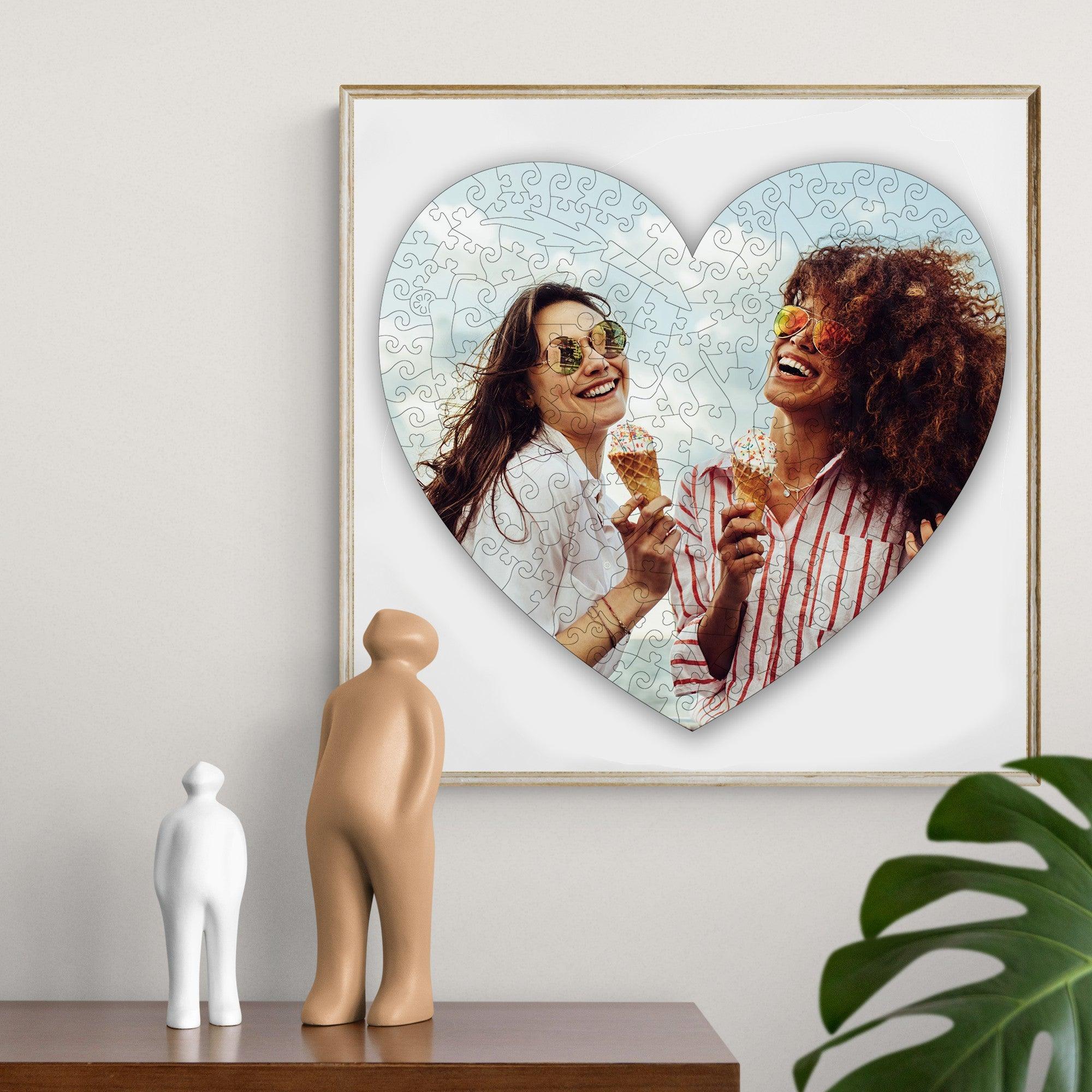 LOVE Style Personalized Friendship Photo Wooden Puzzle - Image 7
