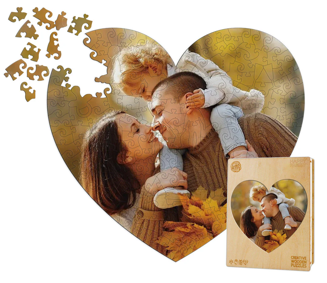 Personalized Photo Wooden Puzzle - Family Theme - Image 10