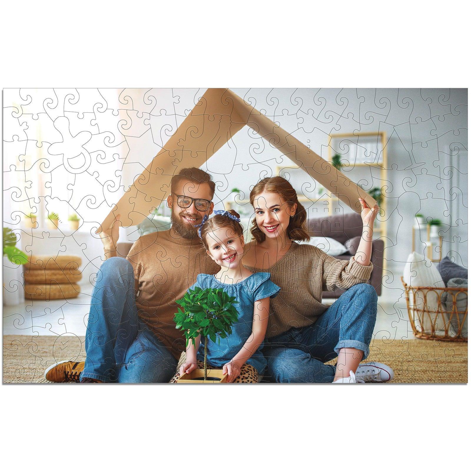 Personalized Photo Wooden Puzzle - Family Theme - Image 3