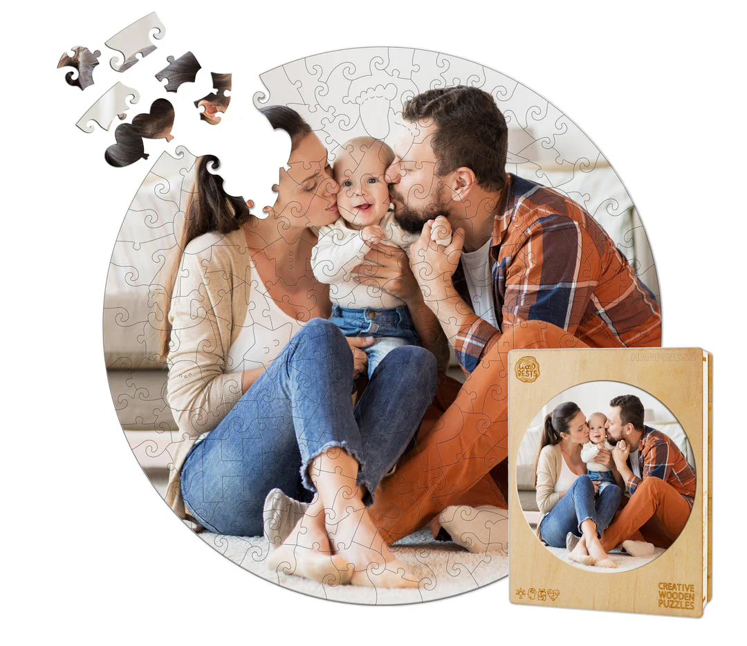 Personalized Photo Wooden Puzzle - Family Theme - Image 9