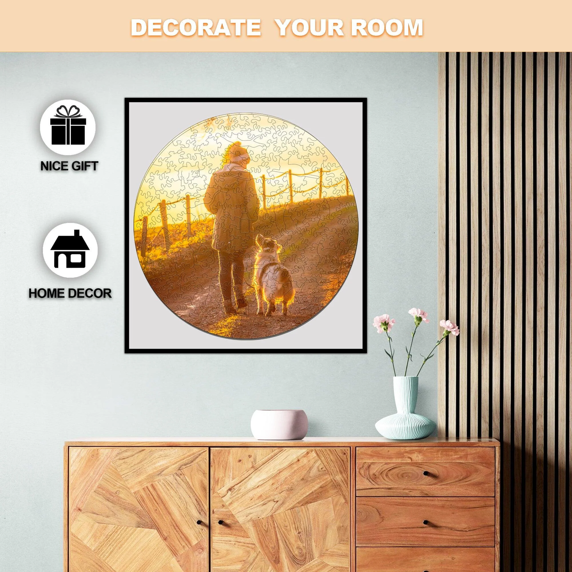 Personalized PET Lover Leisure Time Photo Puzzle - Image 5