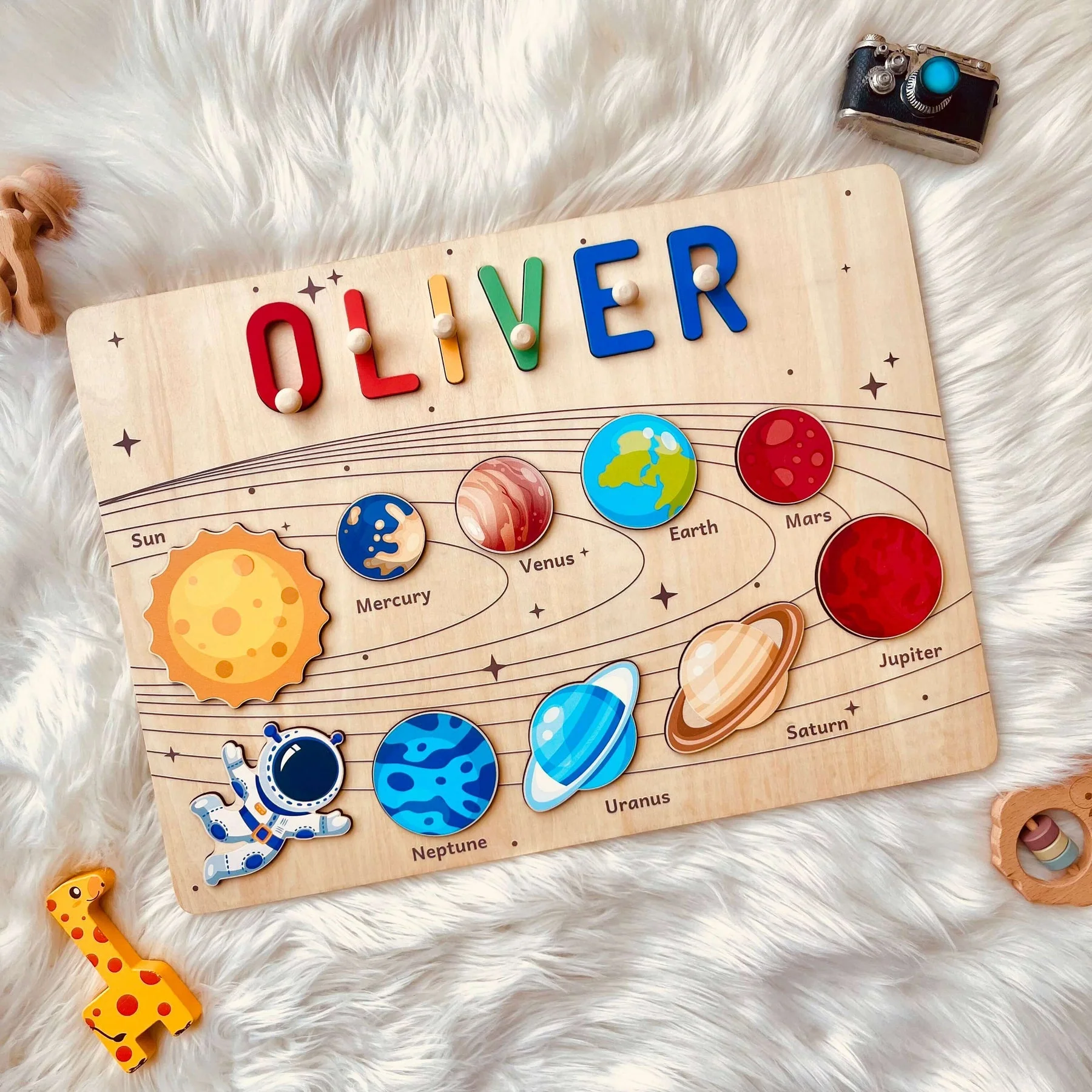Personalized Planet Name Puzzle - Image 3