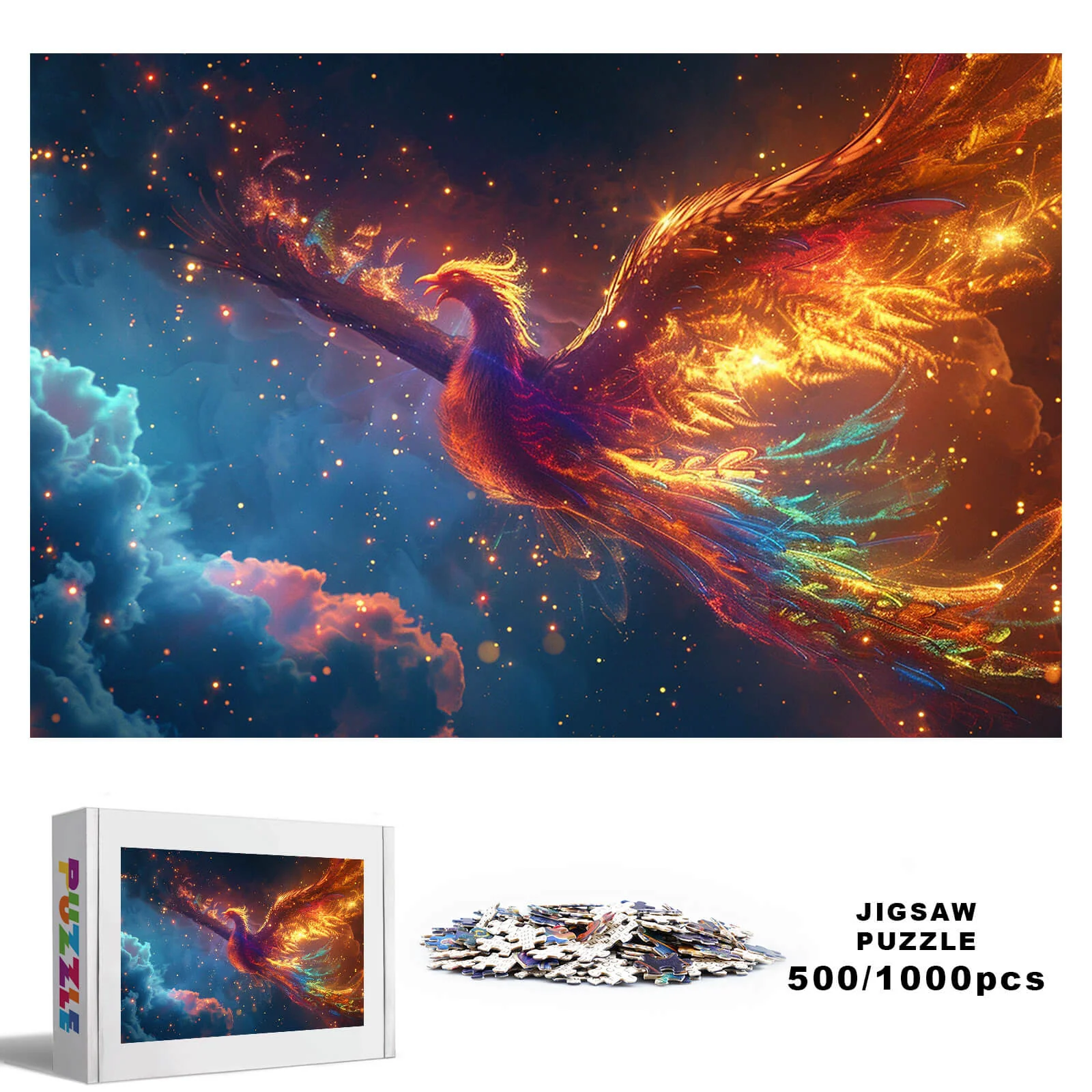 Phoenix Nirvana 500 / 1000 Piece Puzzle - Image 2