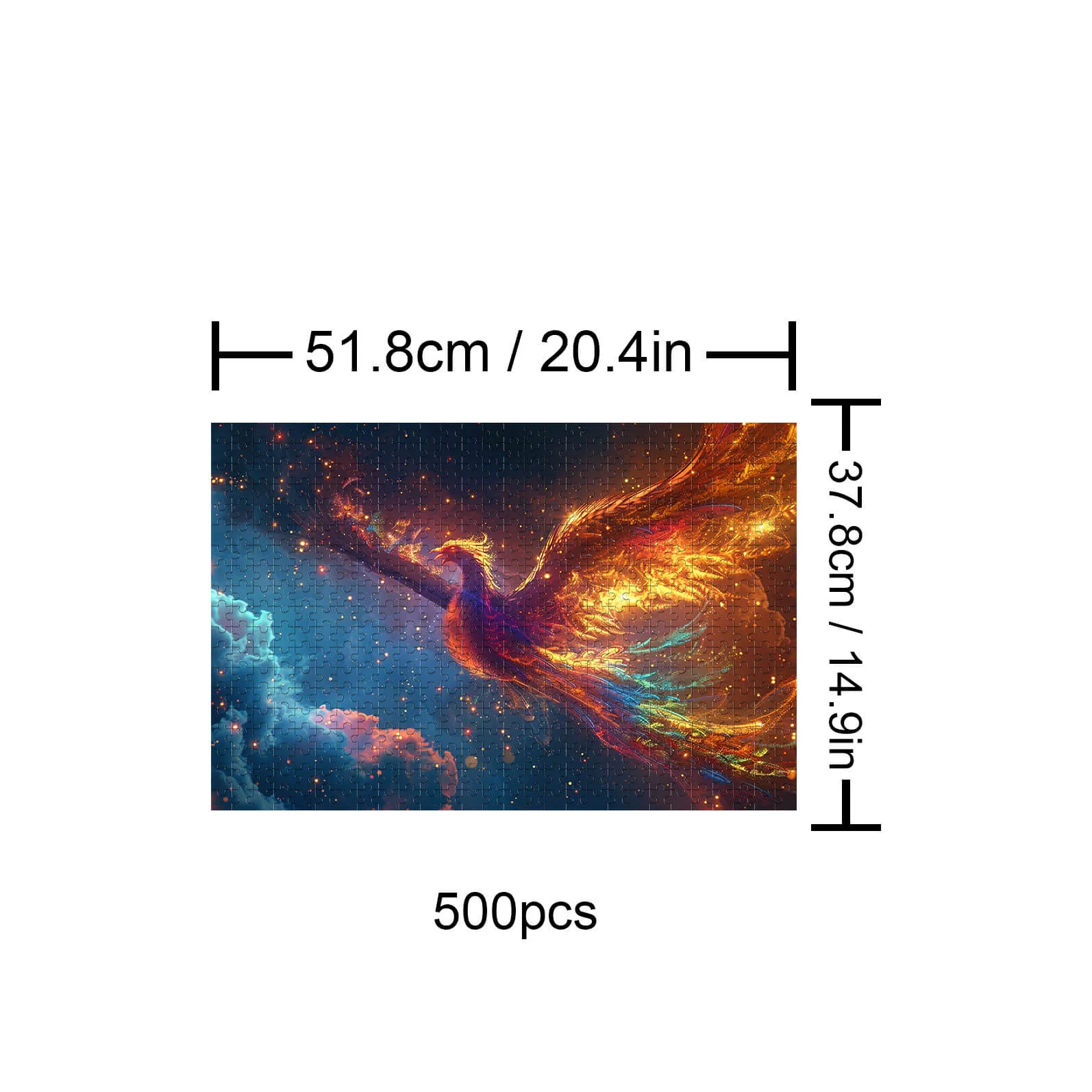 Phoenix Nirvana 500 / 1000 Piece Puzzle - Image 4