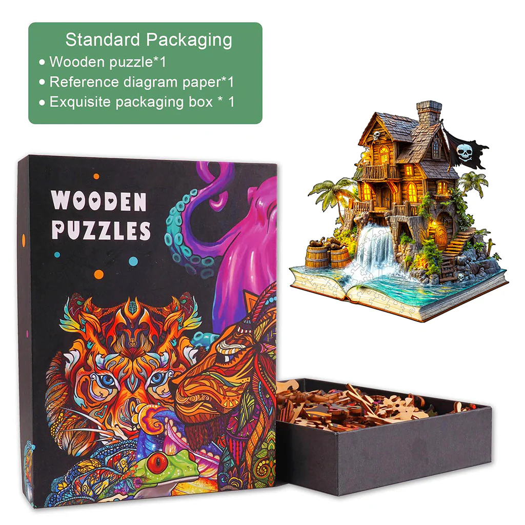 Pirate cabin-1 Wooden Jigsaw Puzzle - Image 6