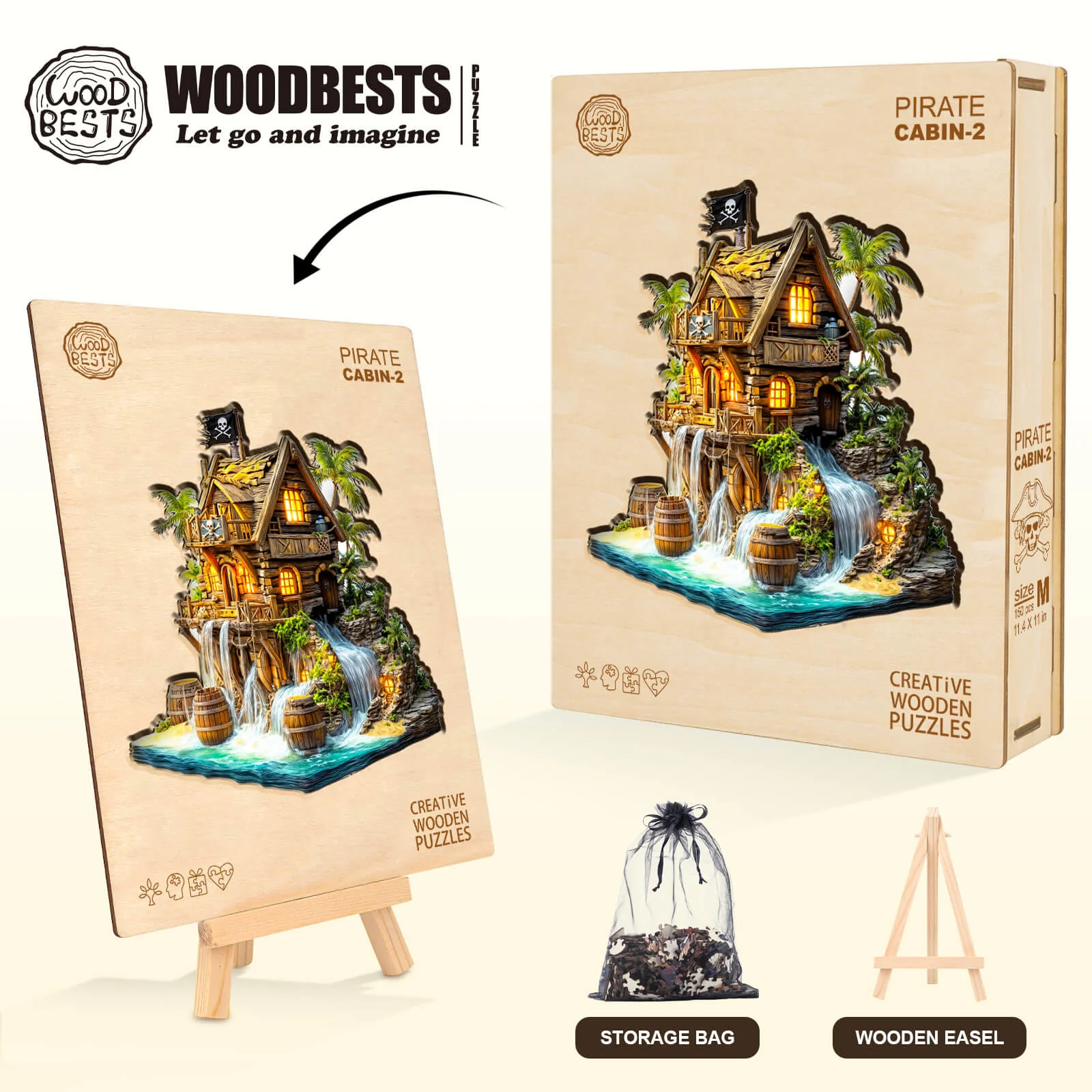 Pirate cabin-2 Wooden Jigsaw Puzzle - Image 7