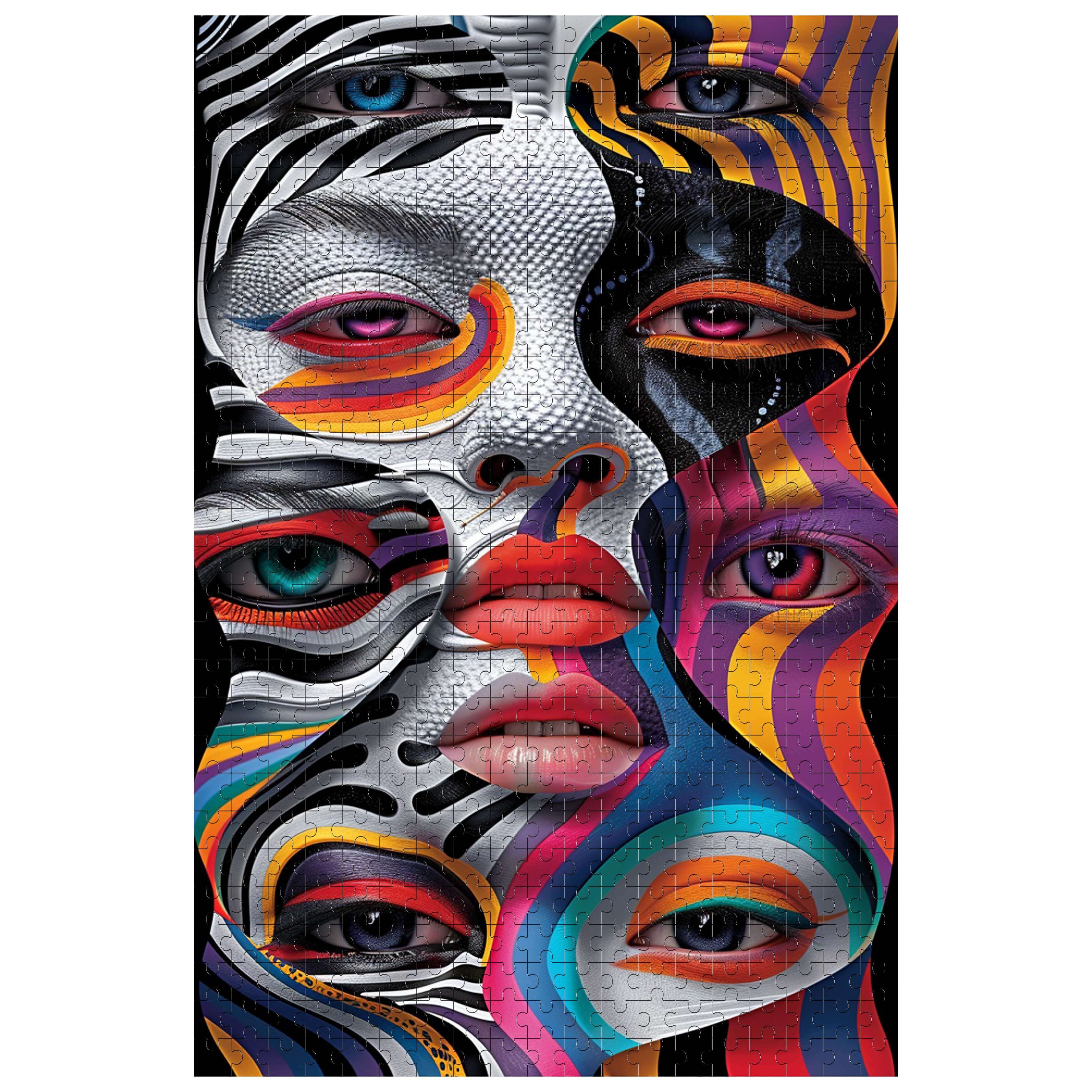 Psychedelic Splicing 500 / 1000 Piece Puzzle - Image 3
