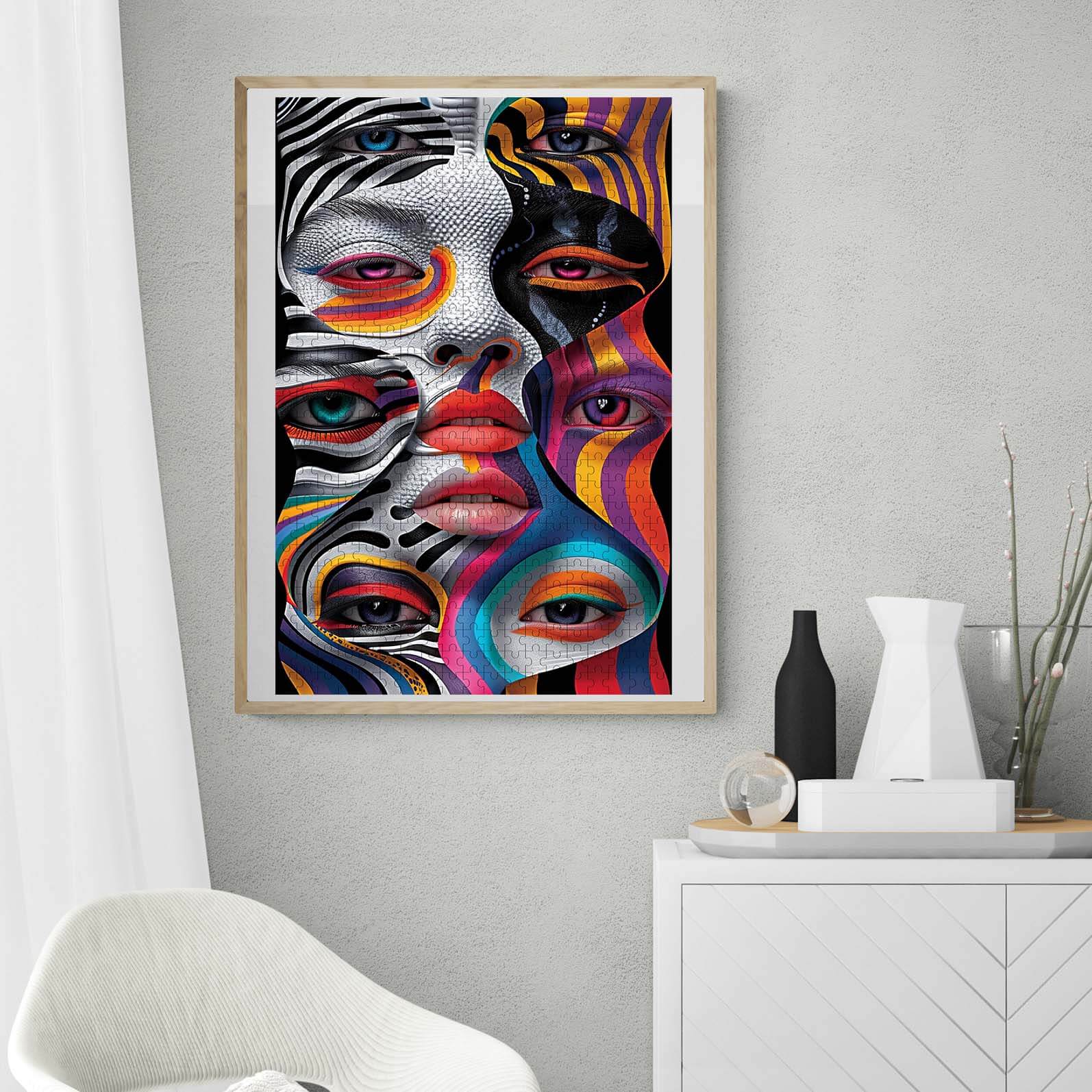 Psychedelic Splicing 500 / 1000 Piece Puzzle - Image 6