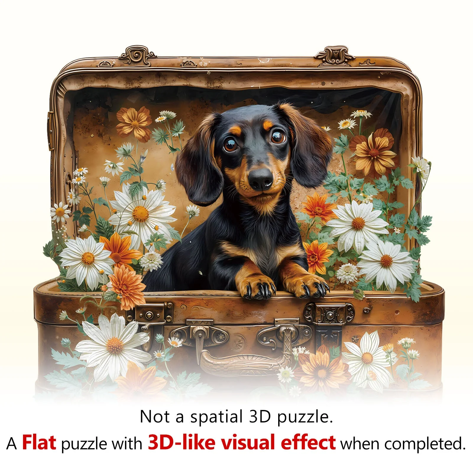 Puppy's Adventure Wooden Jigsaw Puzzle - Image 3