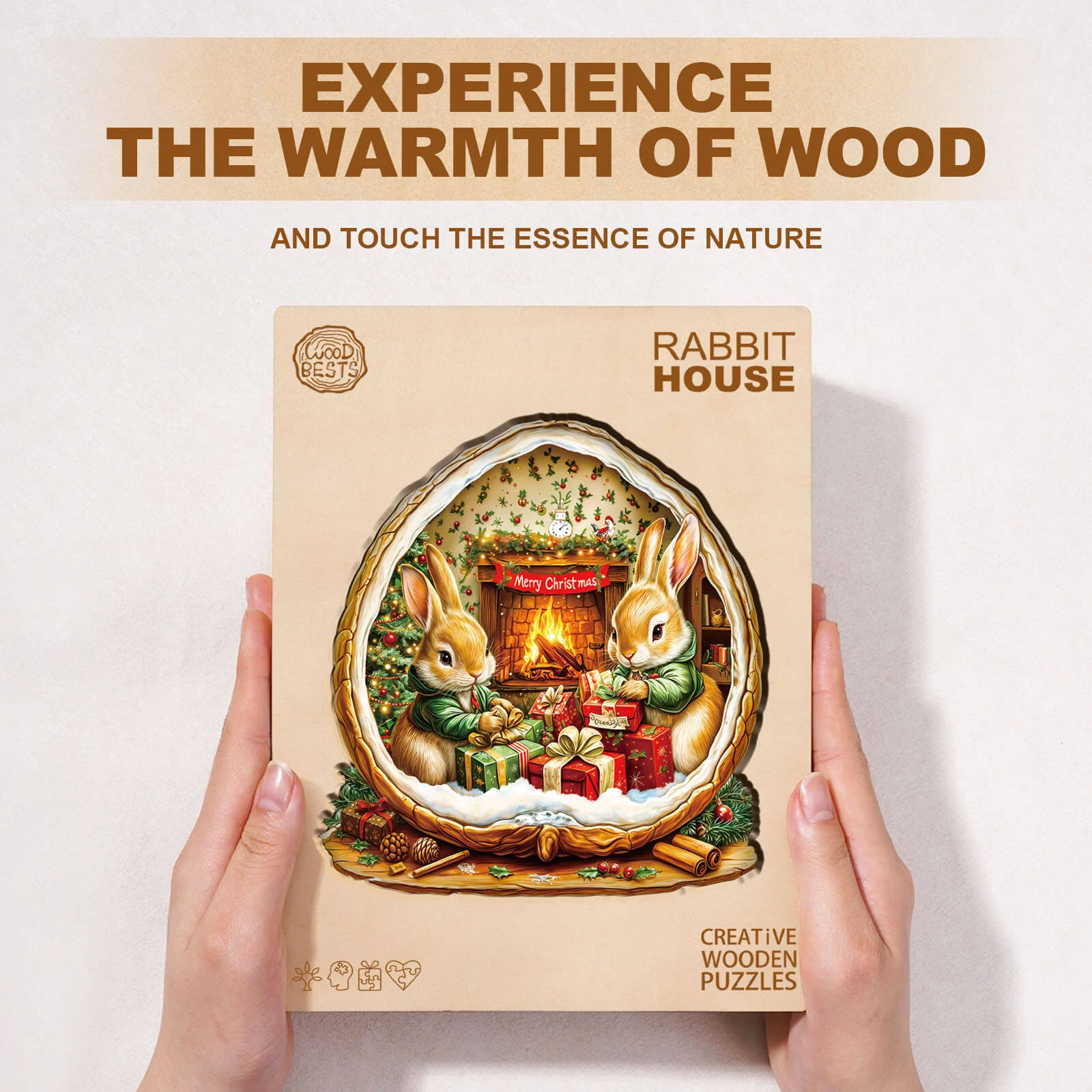 Rabbit House Wooden Jigsaw Puzzle - Image 4