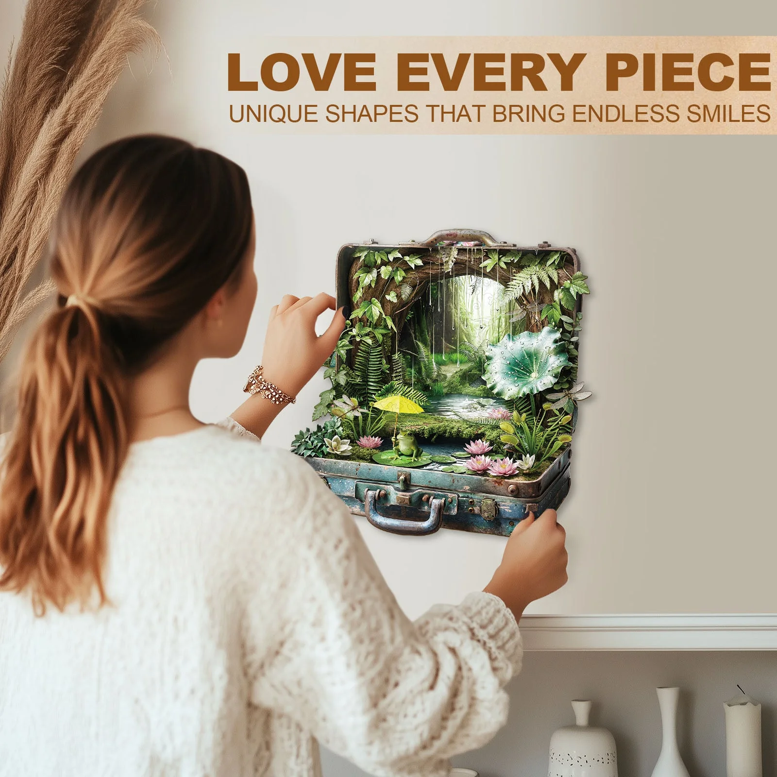 Rainforest Suitcase Wooden Jigsaw Puzzle - Image 10