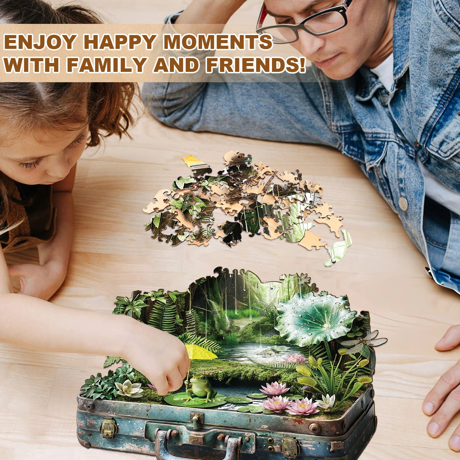 Rainforest Suitcase Wooden Jigsaw Puzzle - Image 12