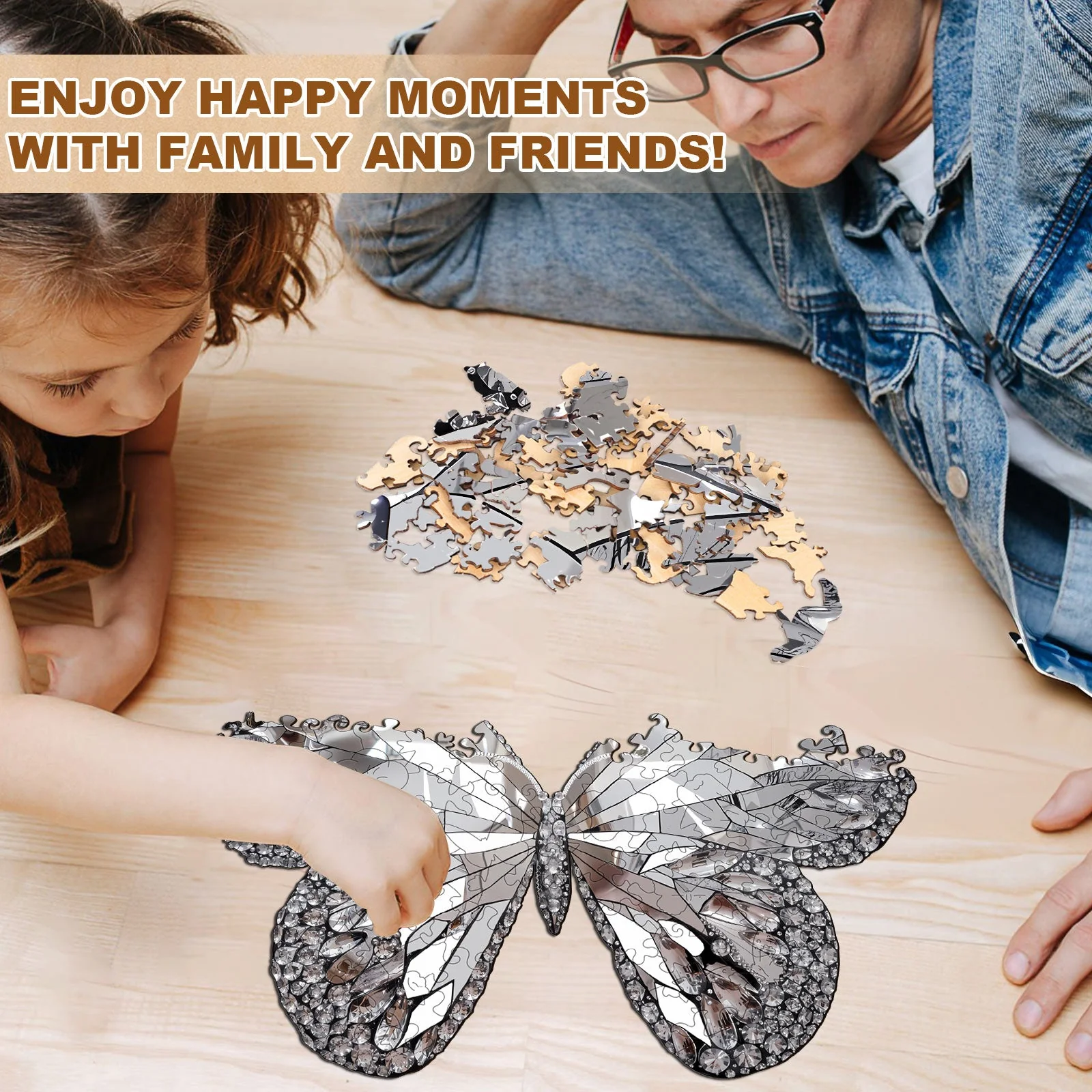 Rebirth Butterfly Wooden Jigsaw Puzzle - Image 12