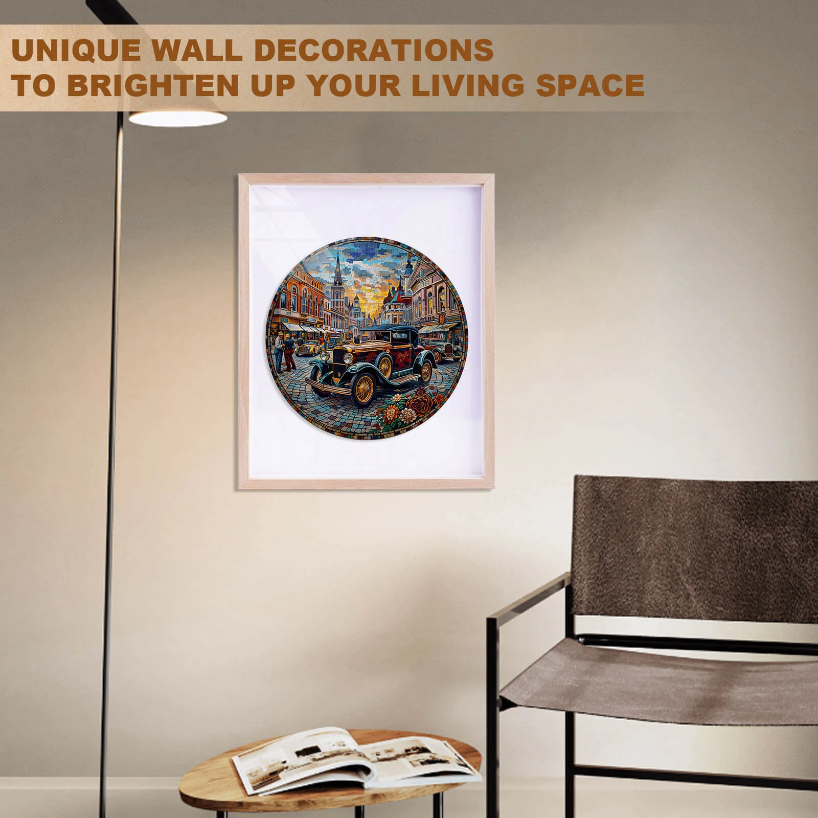 Retro Street Wooden Jigsaw Puzzle - Image 11