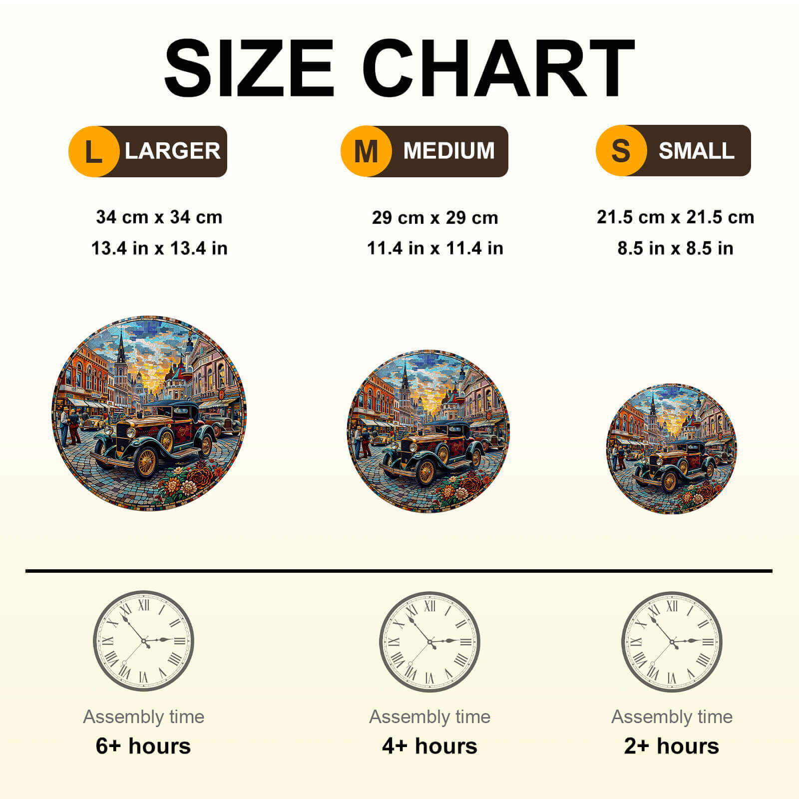 Retro Street Wooden Jigsaw Puzzle - Image 8