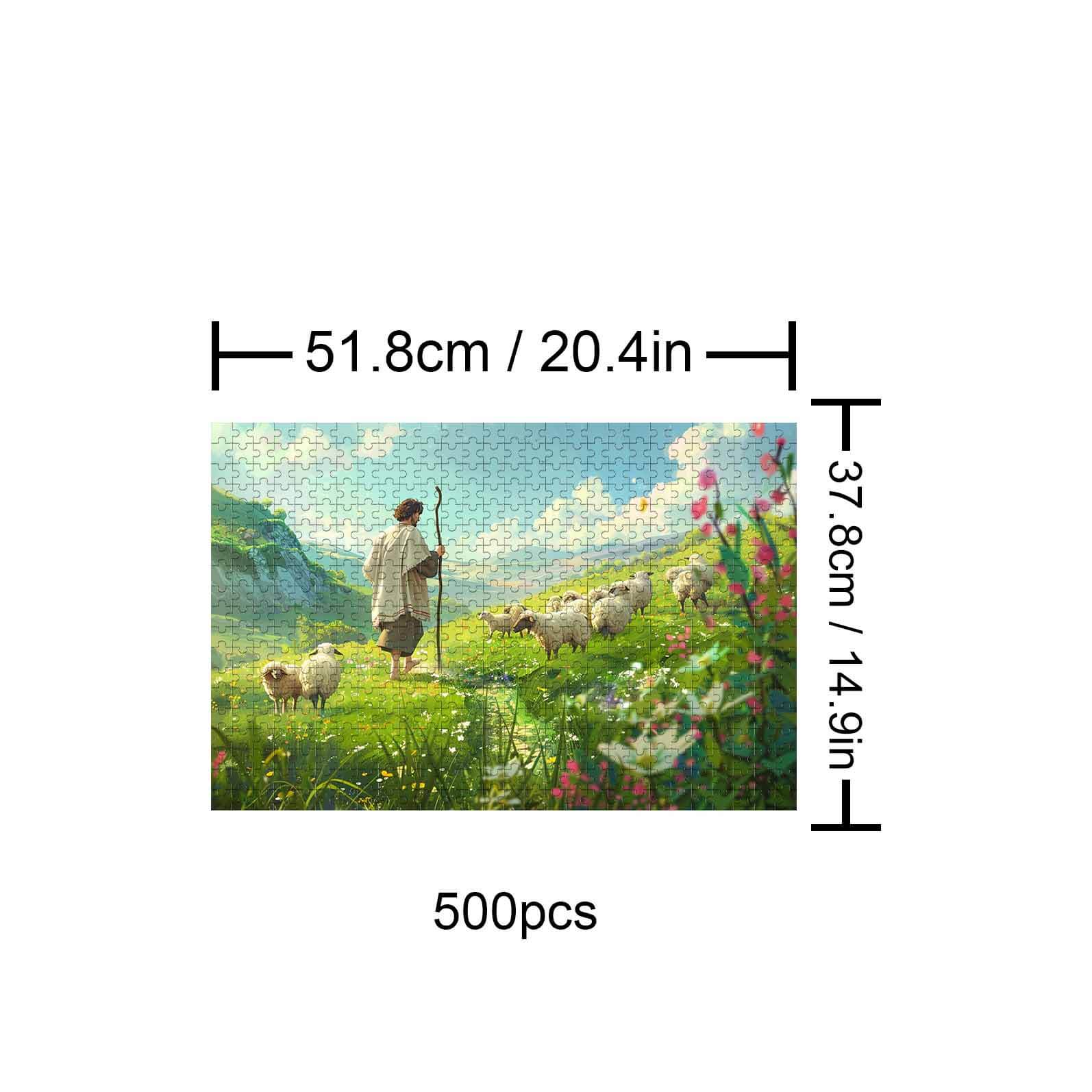 Sacred Grassland 500 / 1000 Piece Puzzle - Image 5