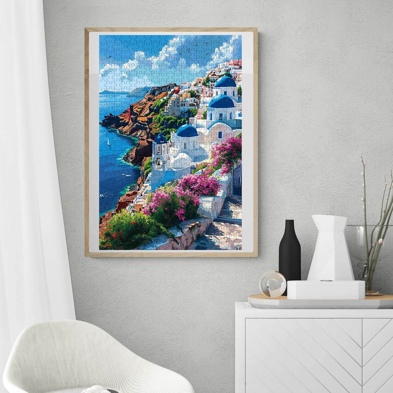 Santorini 500 / 1000 Piece Puzzle - Image 6