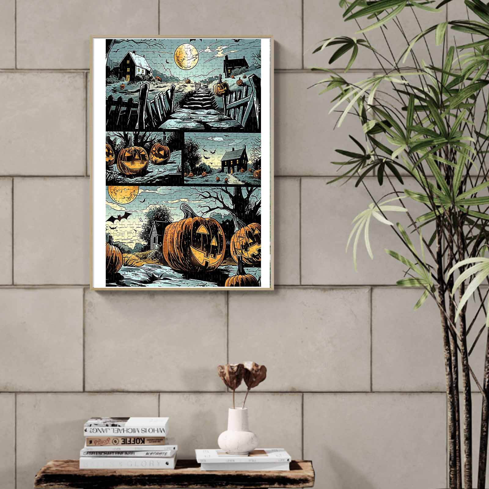 Scary Pumpkin 500 / 1000 Piece Puzzle - Image 6