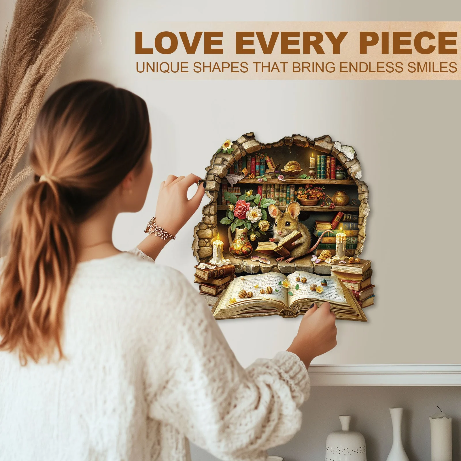 Scholar Mouse Wooden Jigsaw Puzzle - Image 10