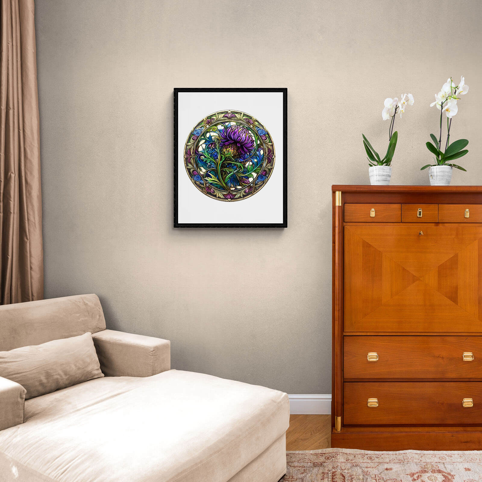 Scotch Thistle Wooden Jigsaw Puzzle - Image 8