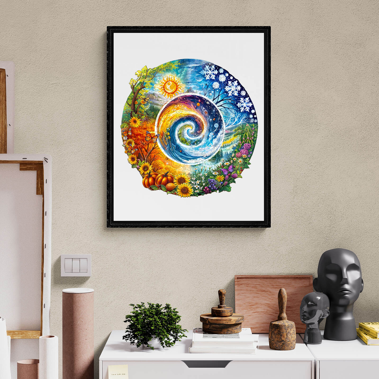 Seasons of Life  Wooden Jigsaw Puzzle - Image 9