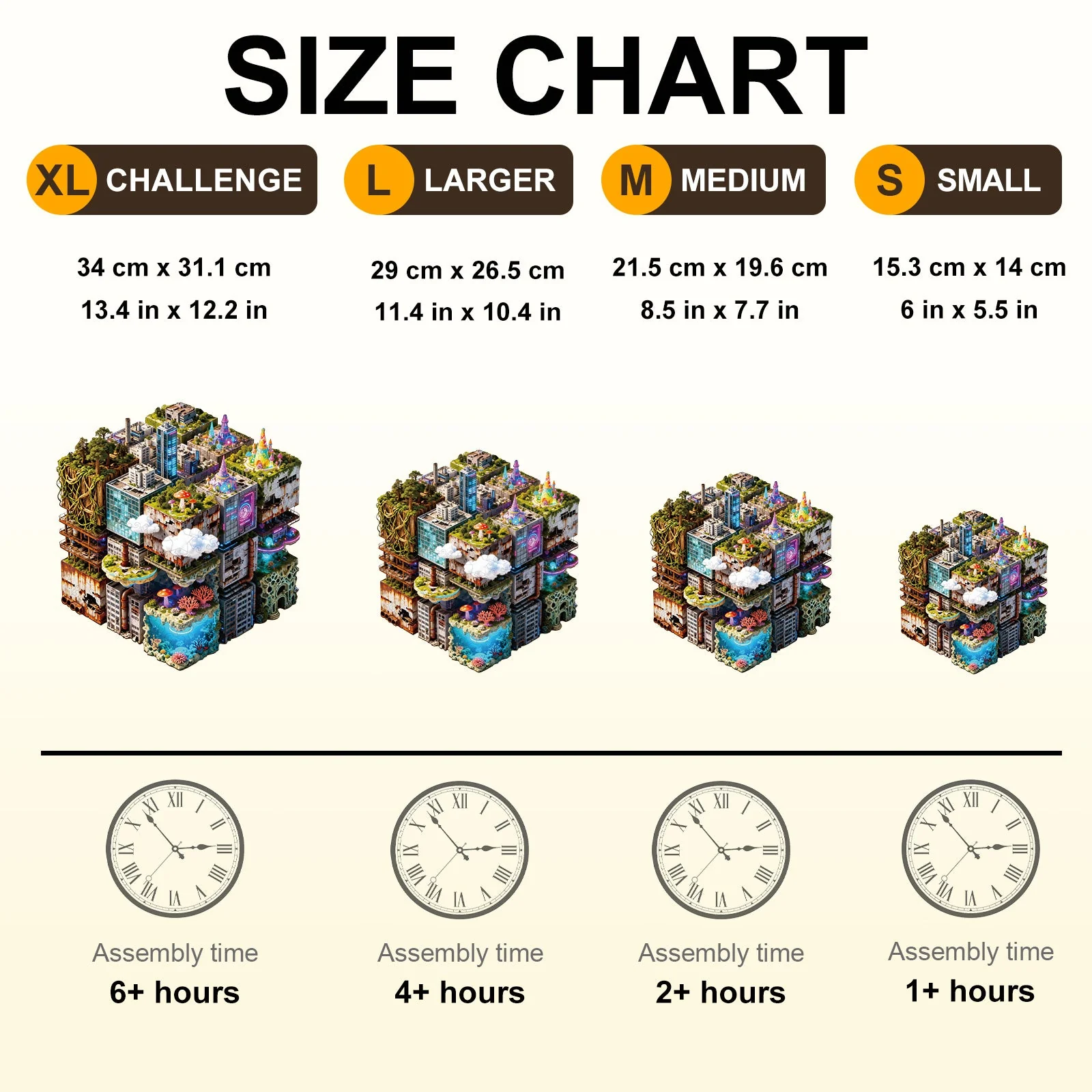Shifting City Wooden Jigsaw Puzzle - Image 9
