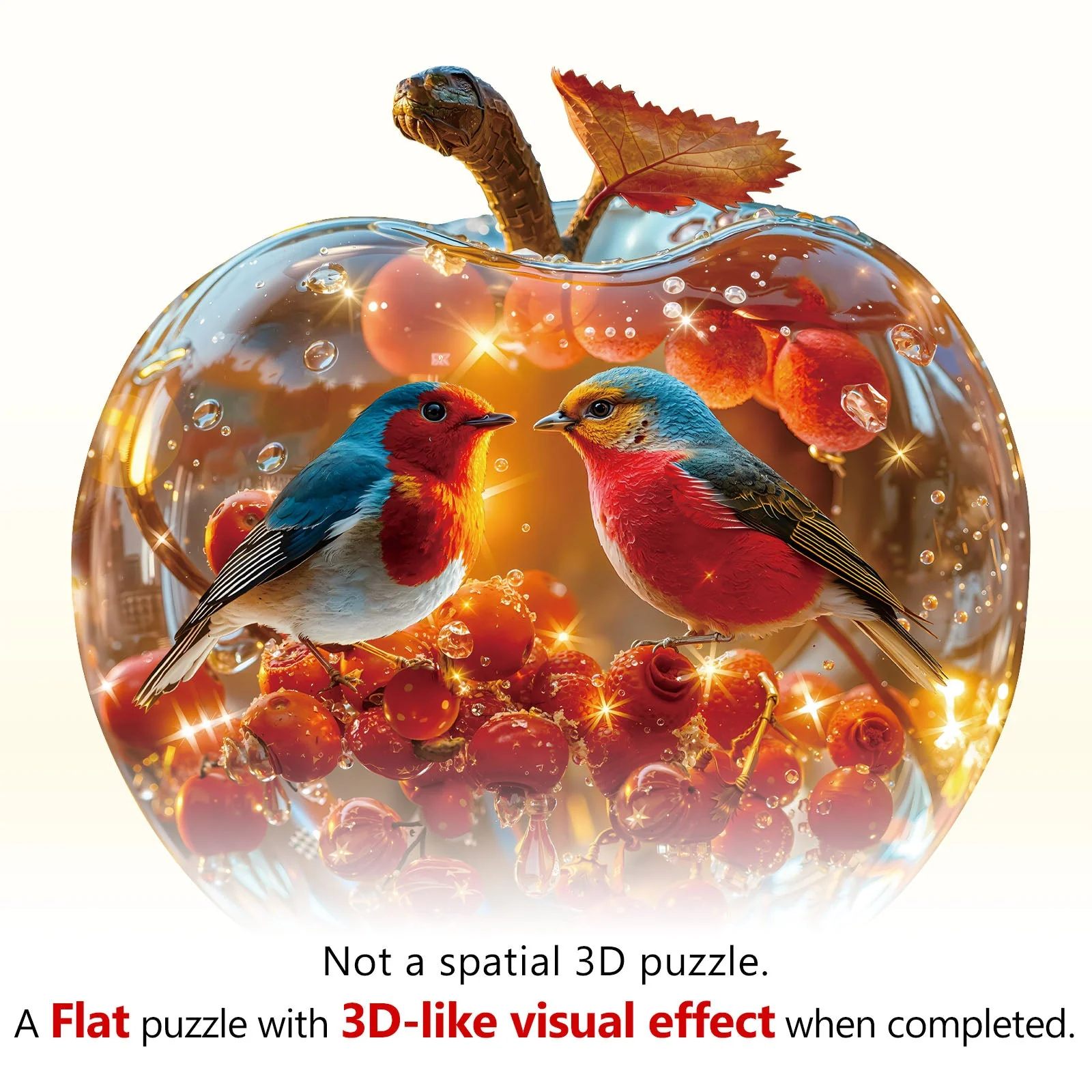 Shining Romance Wooden Jigsaw Puzzle - Image 3