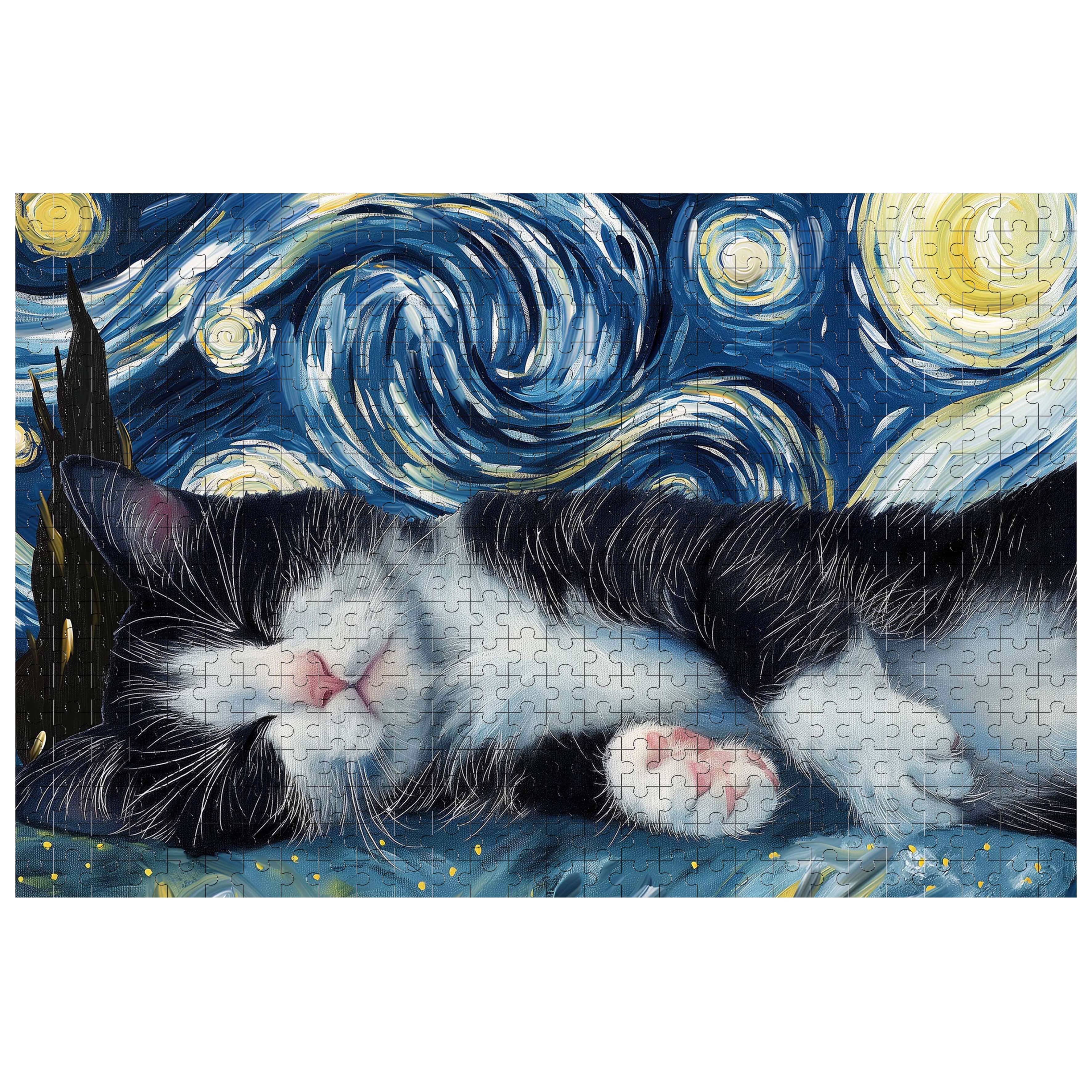 Sleeping Cat 500 / 1000 Piece Puzzle - Image 3