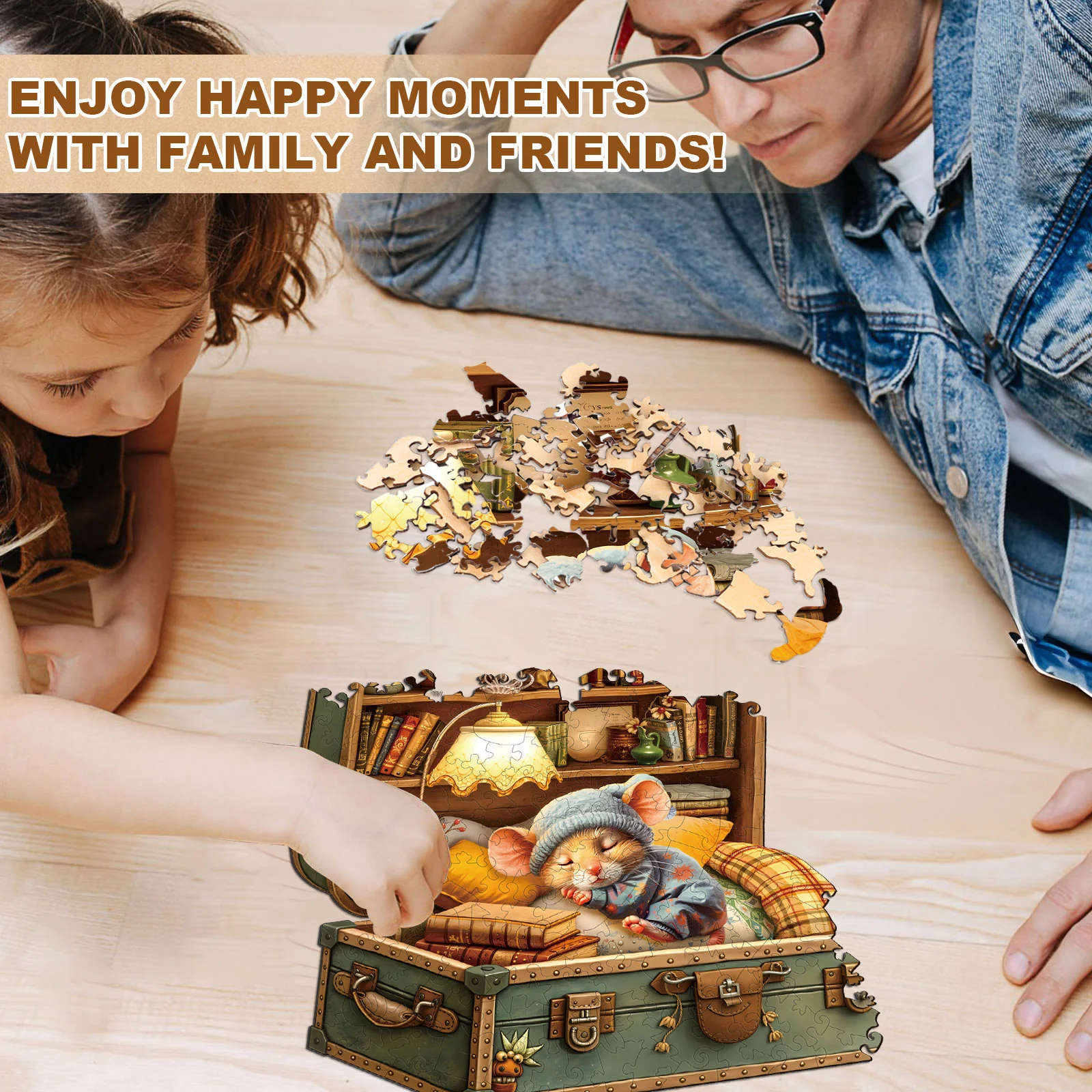 Sleepy Storytime Wooden Jigsaw Puzzle - Image 8
