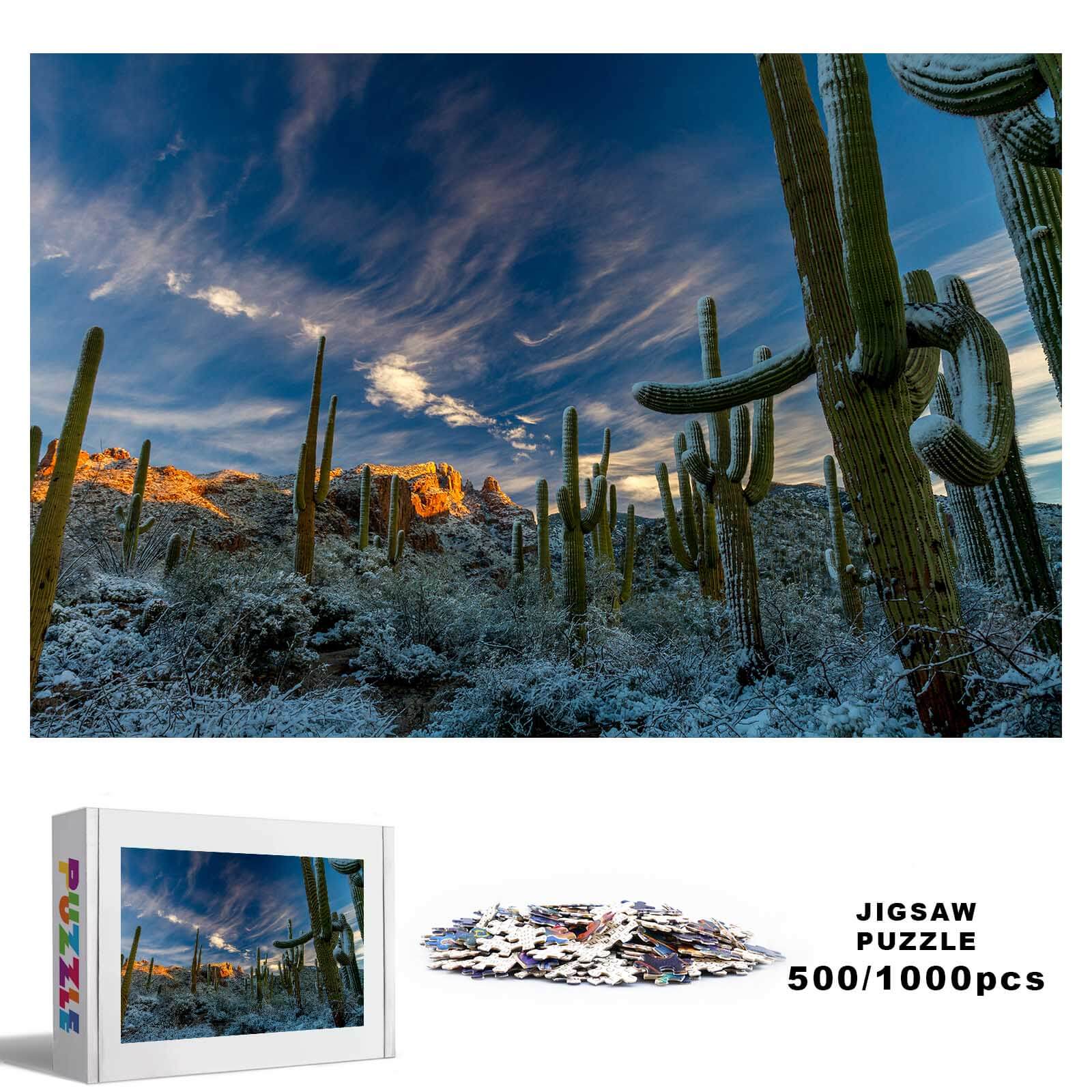 Snowy Desert 500 / 1000 Piece Puzzle - Image 3