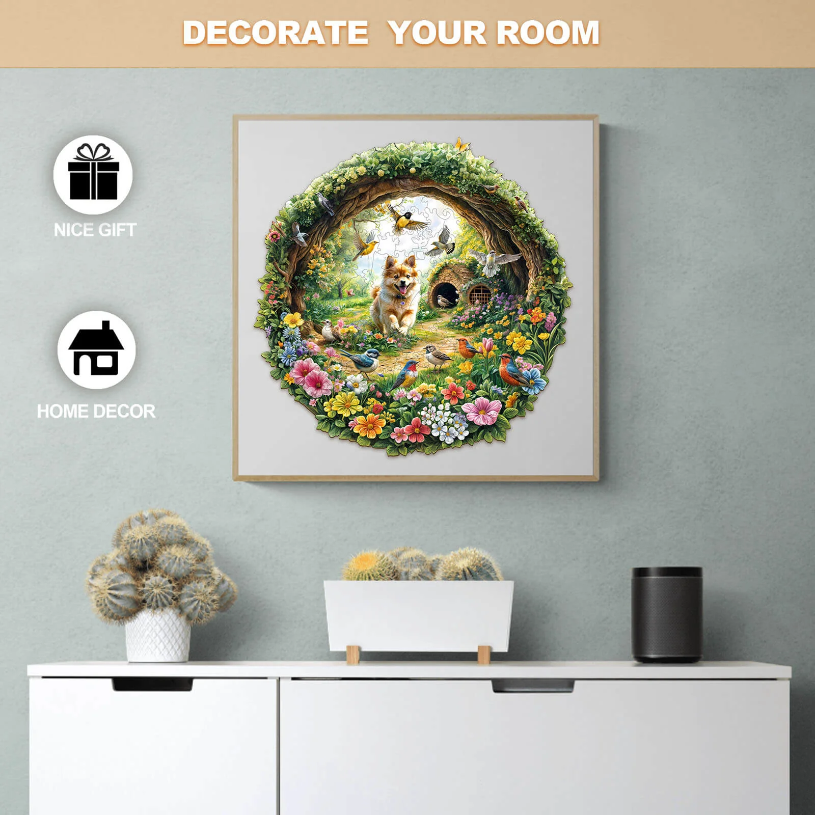 Spring Birds Wooden Jigsaw Puzzle - Image 9