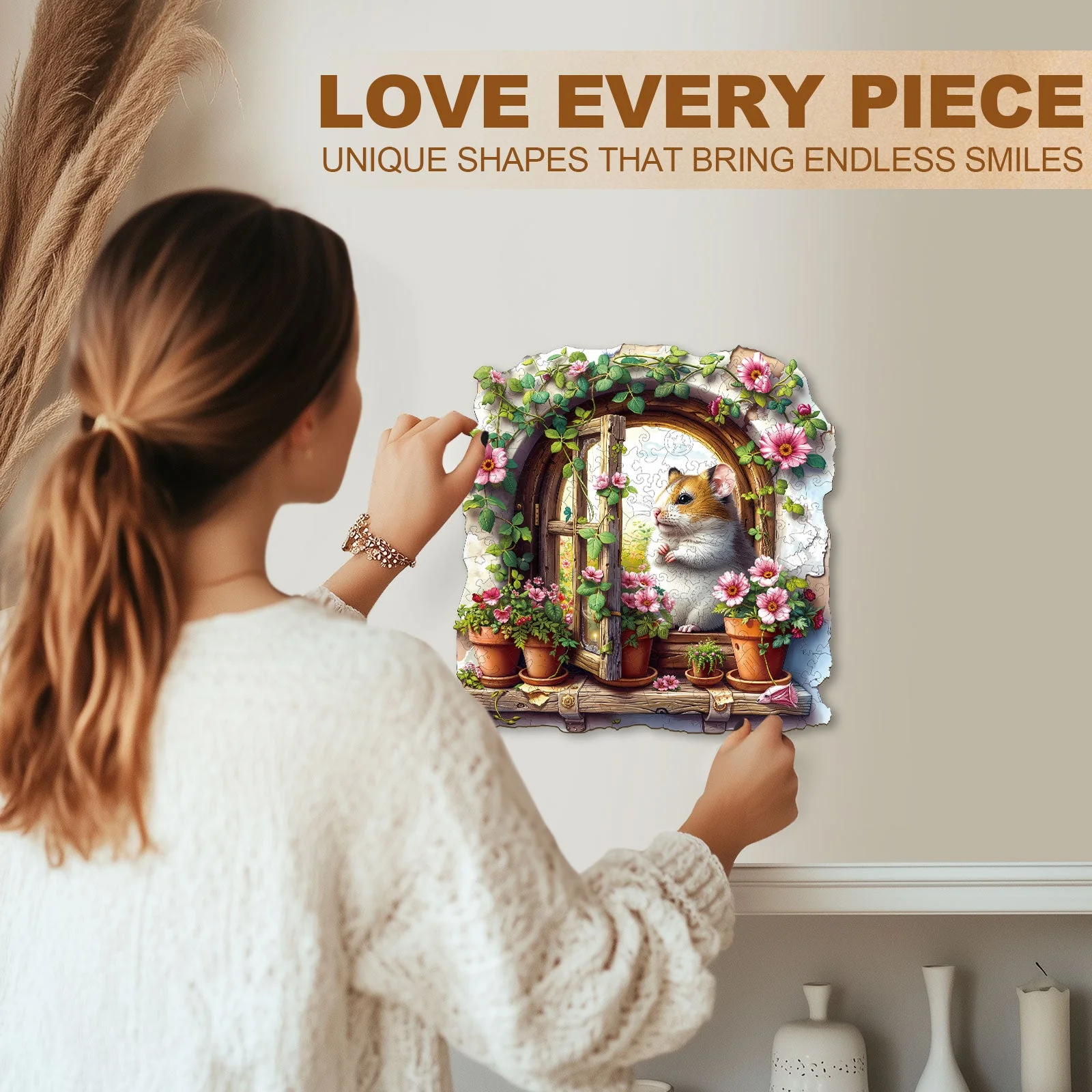 Spring Visitor Wooden Jigsaw Puzzle - Image 9