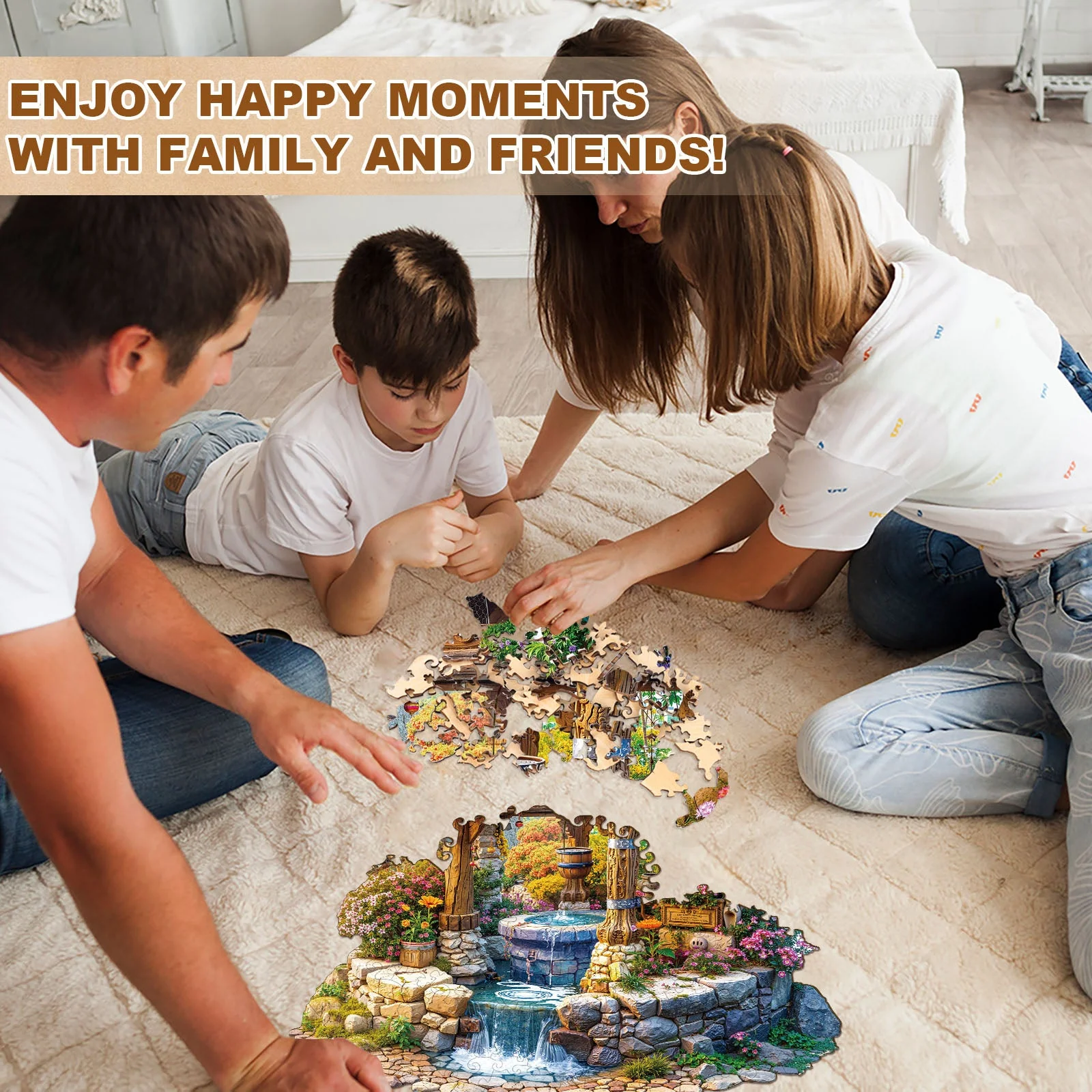 Springwell Garden Wooden Jigsaw Puzzle - Image 7