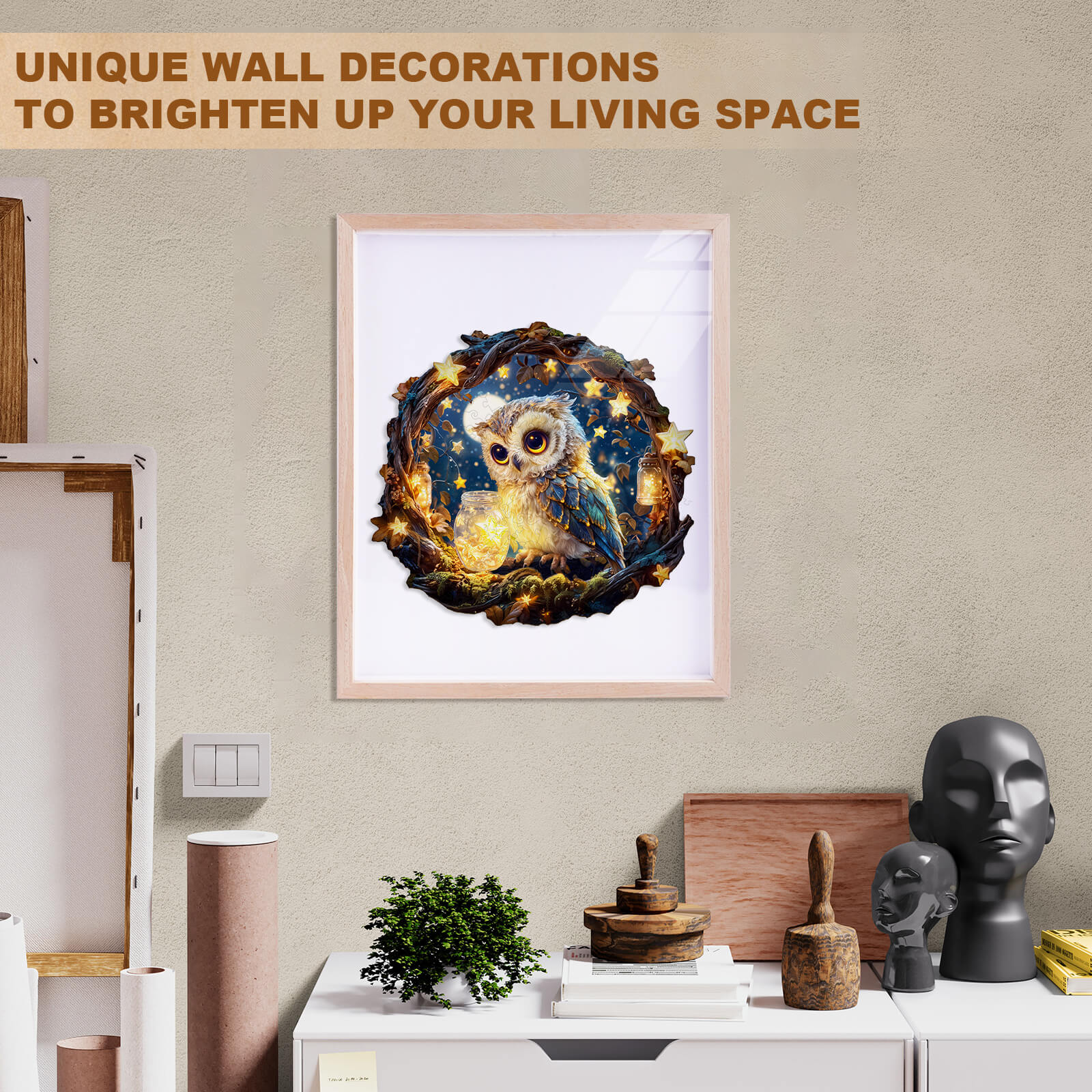 Star Owl Wooden Jigsaw Puzzle - Image 11