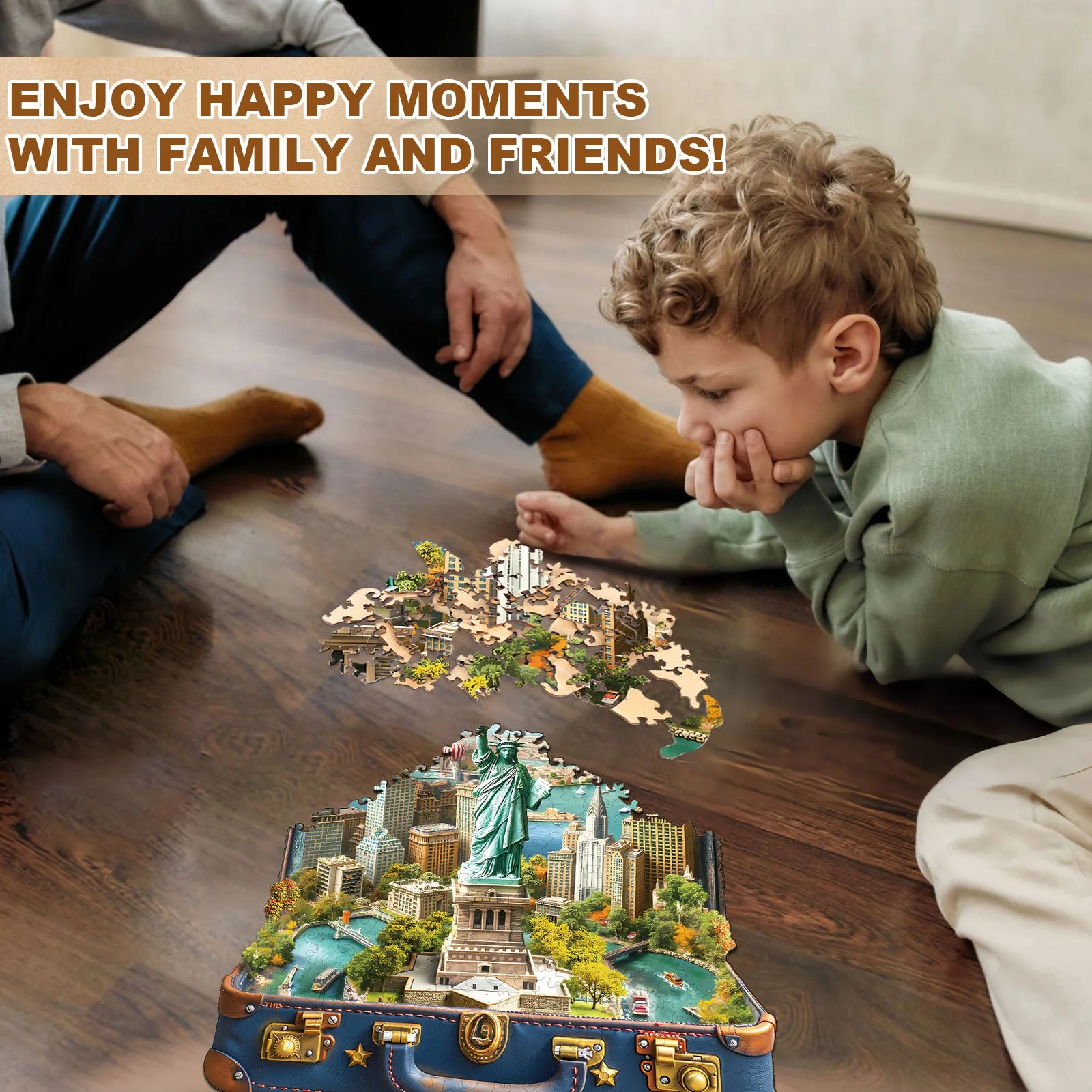 Statue of Liberty Tour Wooden Jigsaw Puzzle - Image 9