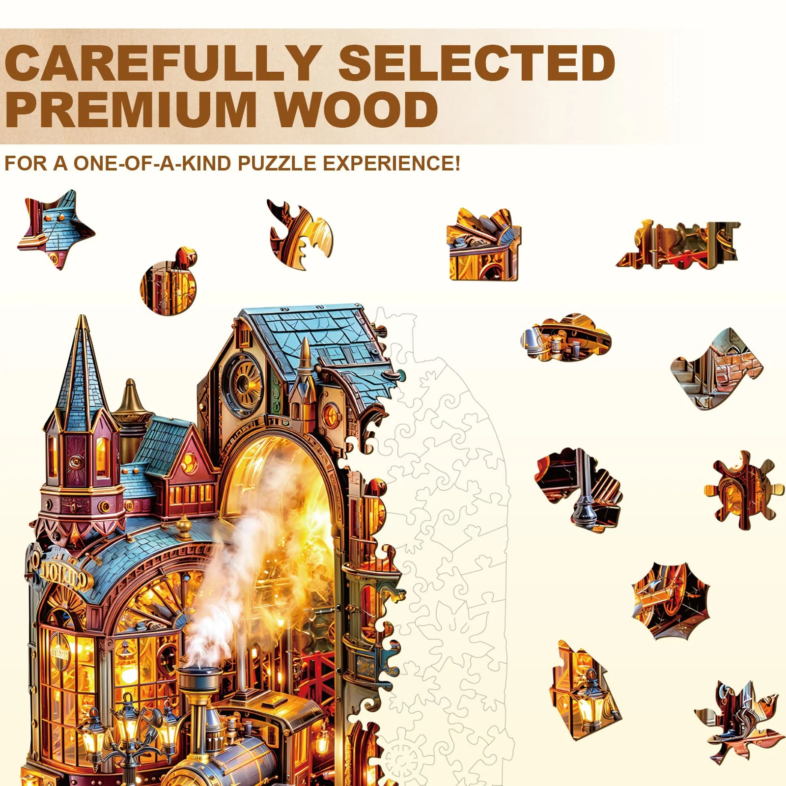 Steam platform Wooden Jigsaw Puzzle - Image 2