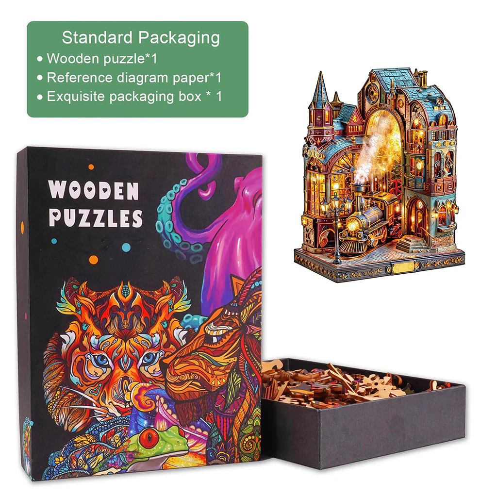 Steam platform Wooden Jigsaw Puzzle - Image 4