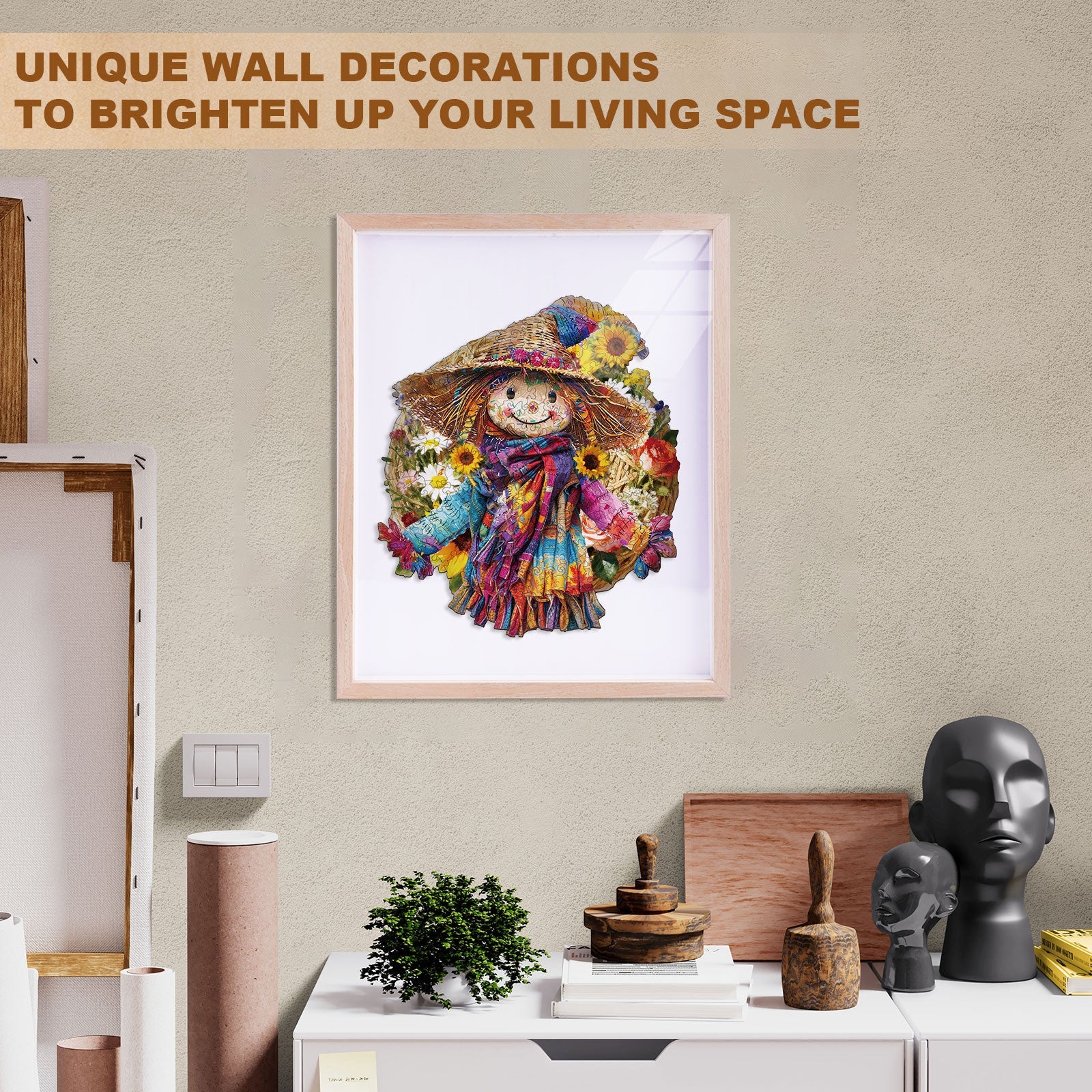 Straw Maiden Wooden Jigsaw Puzzle - Image 9